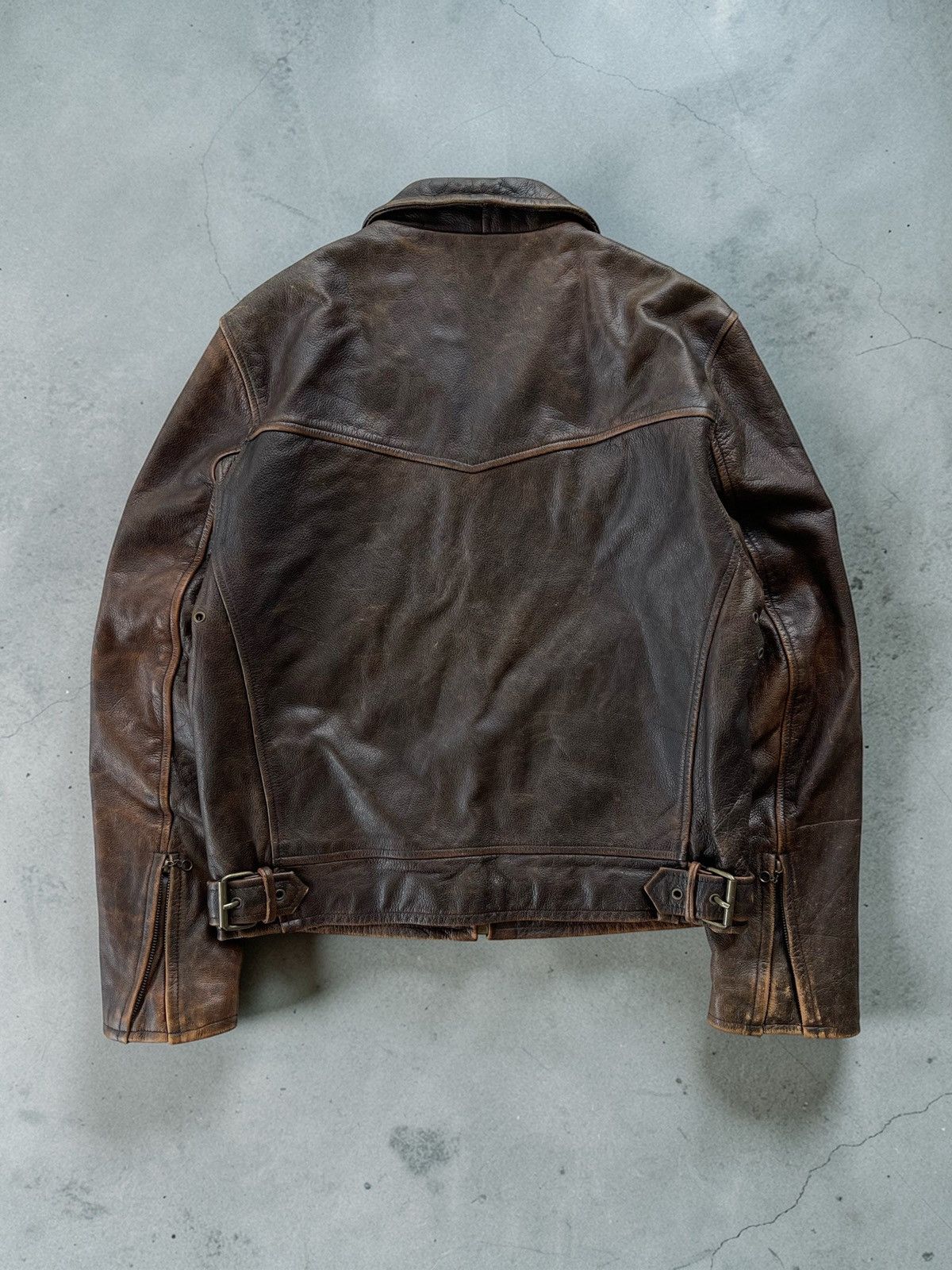 Harley Davidson 🔥Vintage 90's Harley Davidson Genuine Leather Moto Jacket Size US M / EU 48-50 / 2 - 7 Thumbnail