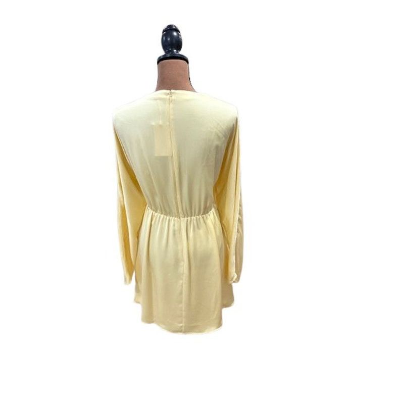 Ramy Brook Ramy Brook “Tanya” V-Neck Satin Mini Dress – Size 10 Size L / US 10 / IT 46 - 6 Thumbnail