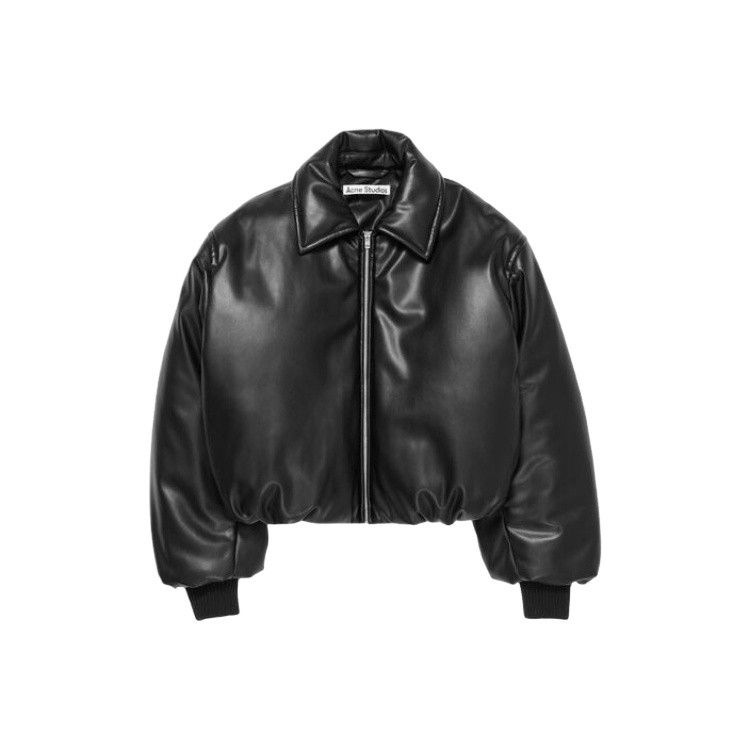 Acne Studios Acne Studios Faux Leather Padded Bomber Jacket 36 Size XS / US 0-2 / IT 36-38 - 1 Thumbnail