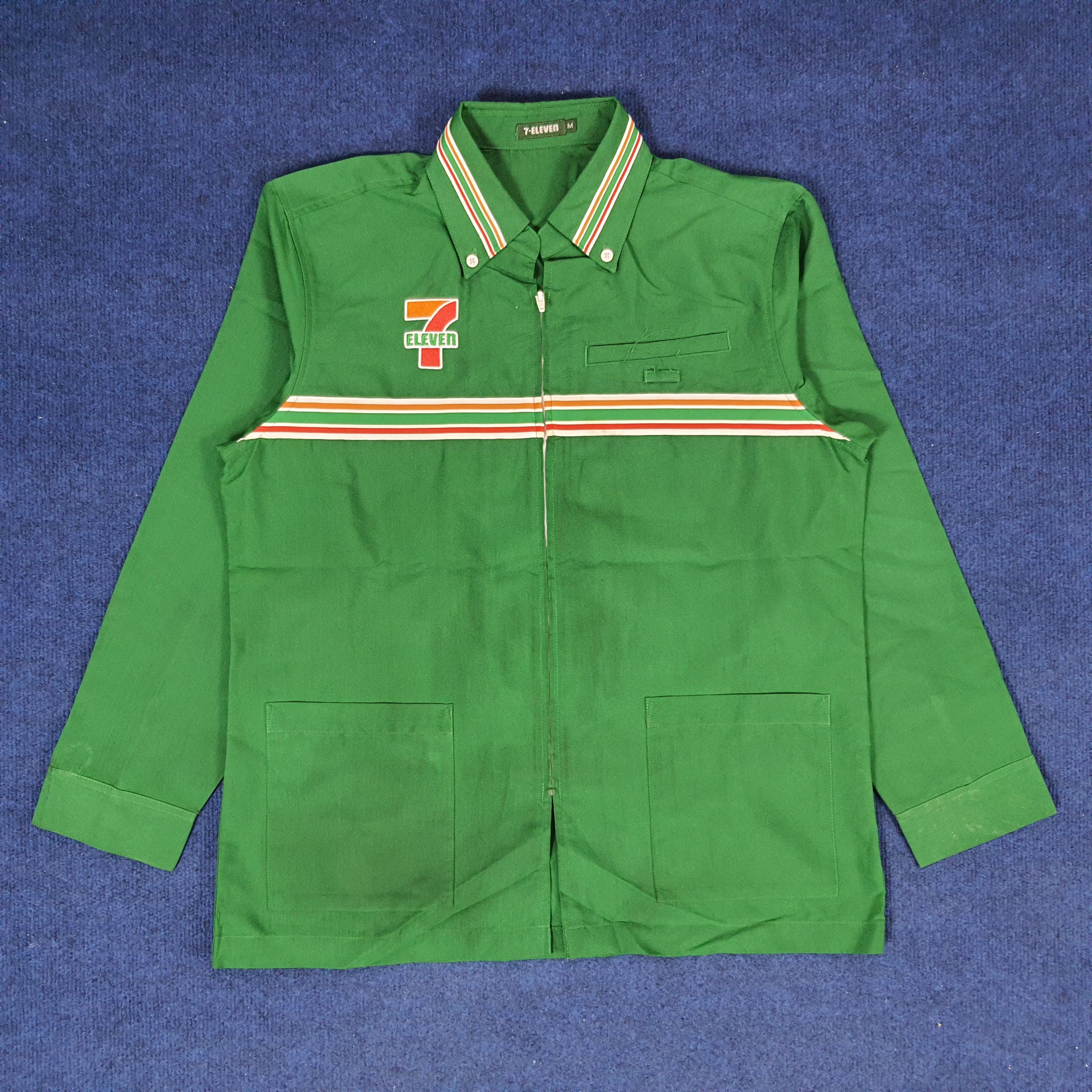 Japanese Brand × Vintage Vintage 7 Eleven Japan Edition Staff Uniform Jacket Size US M / EU 48-50 / 2 - 3 Thumbnail