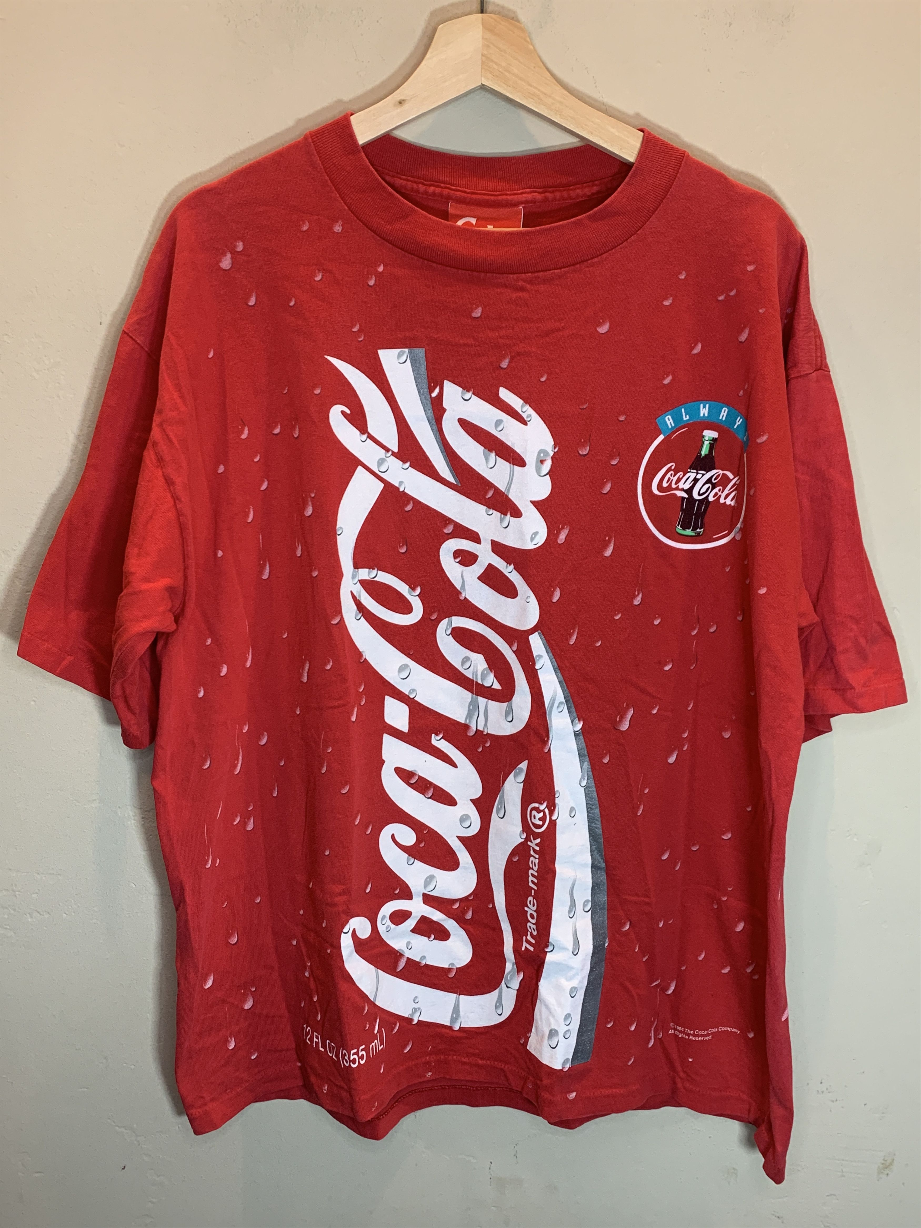 Coca Cola *RARE* Vintage 1994 Coca-Cola Coke Soda AOP T-Shirt Size US XL / EU 56 / 4 - 1 Thumbnail