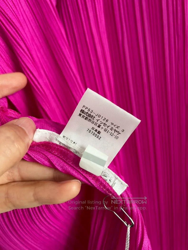 Issey Miyake Issey Miyake Pink Coat Size L / US 10 / IT 46 - 2 Thumbnail