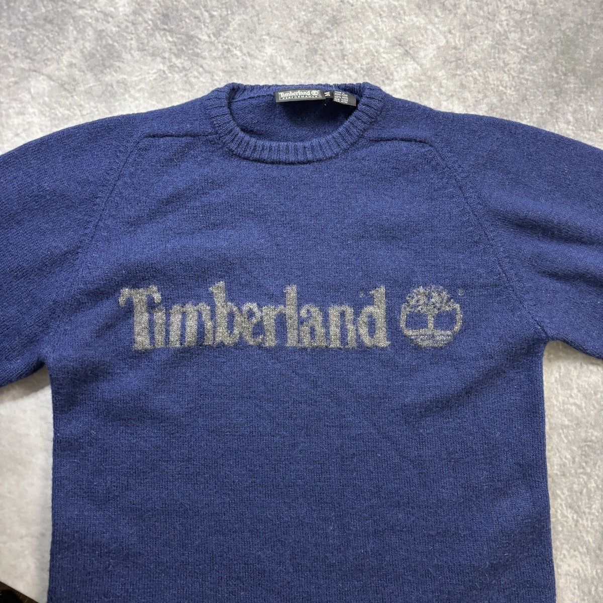 Timberland × Vintage 1990s Vintage Timberland Performance Wool Sweater Pullover M Size US M / EU 48-50 / 2 - 10 Thumbnail