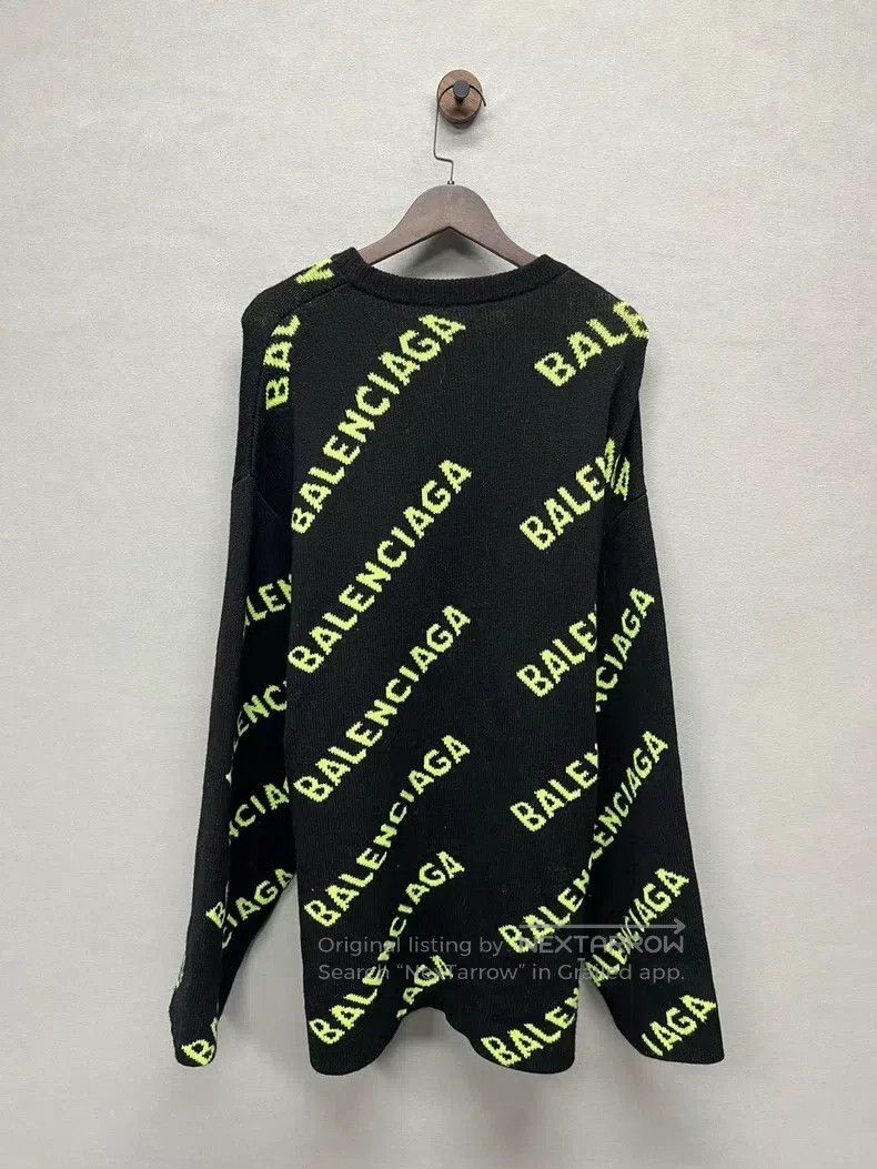 Balenciaga Balenciaga Green Camo Print Sweater Size US L / EU 52-54 / 3 - 2 Thumbnail