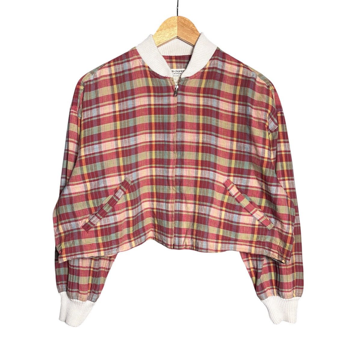 Comme des Garcons Comme des Garçons robe de chambre Striped Cropped Jacket Size L / US 10 / IT 46 - 1 Thumbnail