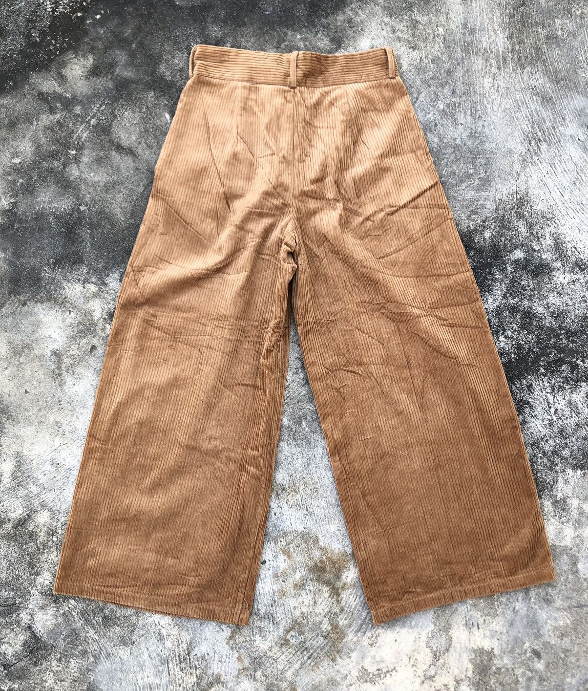 GU × Japanese Brand × Yohji Yamamoto GU CORDUROY WIDE PANTS JAPANESE STYLE Size 28" / US 6 / IT 42 - 3 Thumbnail