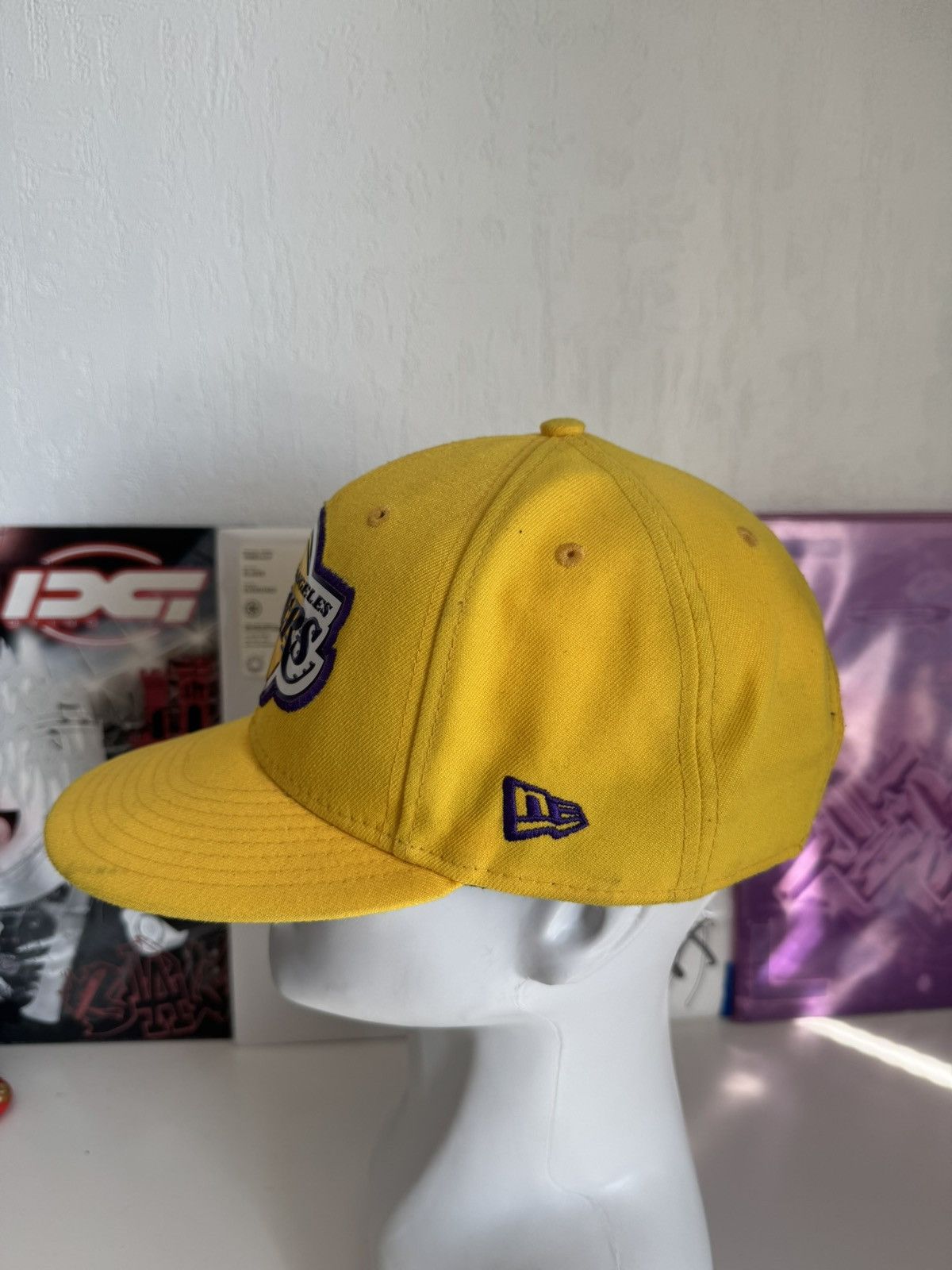 New Era New Era Los Angeles Lakers Yellow Snapback Cap Size ONE SIZE - 4 Thumbnail
