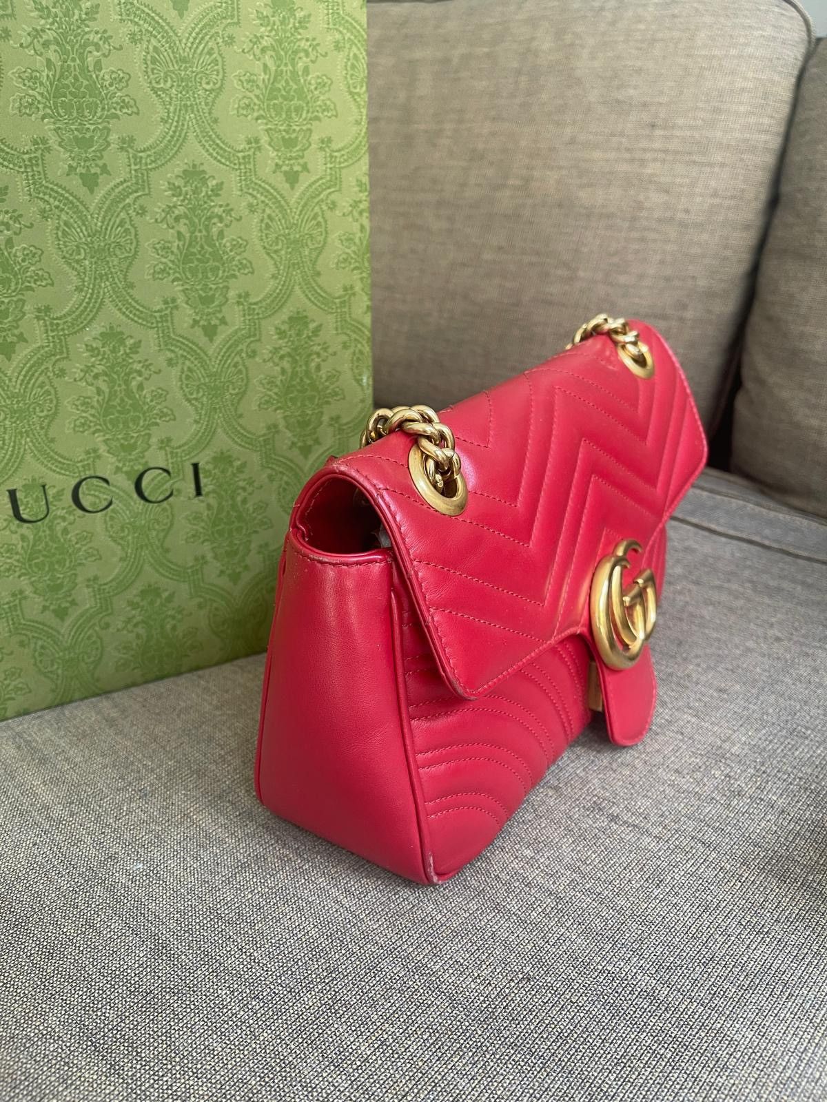 Gucci Gucci GG Marmont Flap Small Shoulder bag Size ONE SIZE - 2 Thumbnail