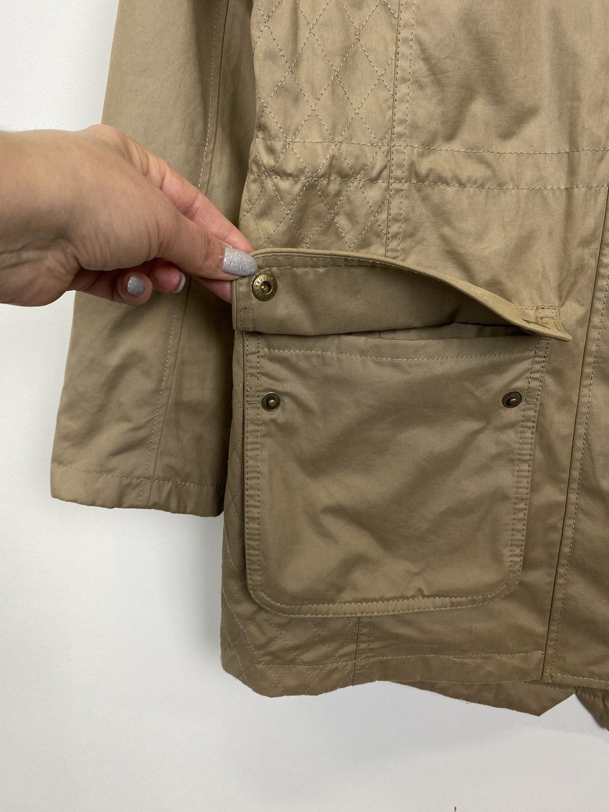 Barbour Vintage Barbour Broadstone Full Zip Jacket Ladies Size 14 Size L / US 10 / IT 46 - 3 Thumbnail