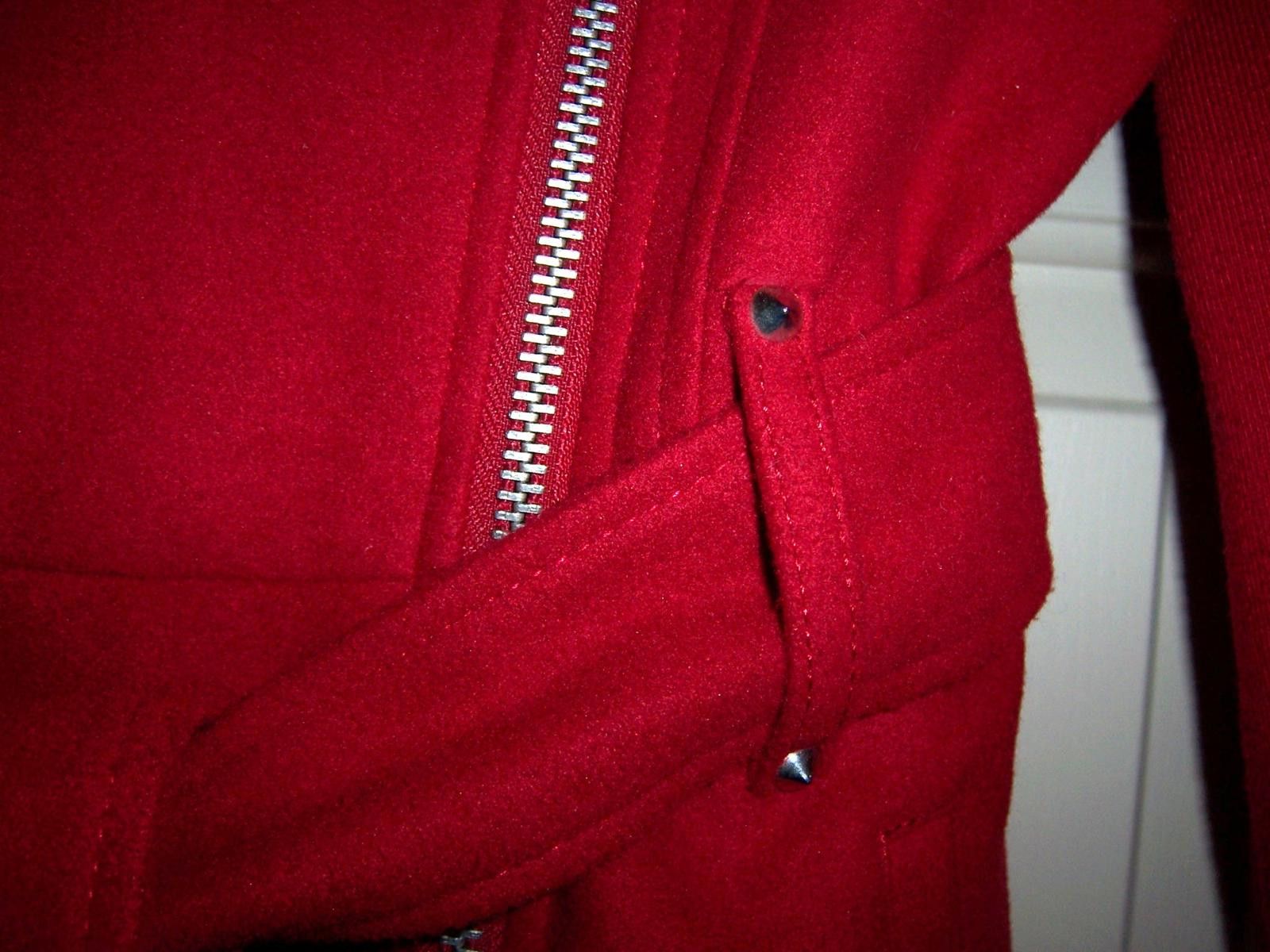 BCBGeneration BCBGeneration Red Moto Asymmetrical Trenchcoat Small Size S / US 4 / IT 40 - 3 Thumbnail