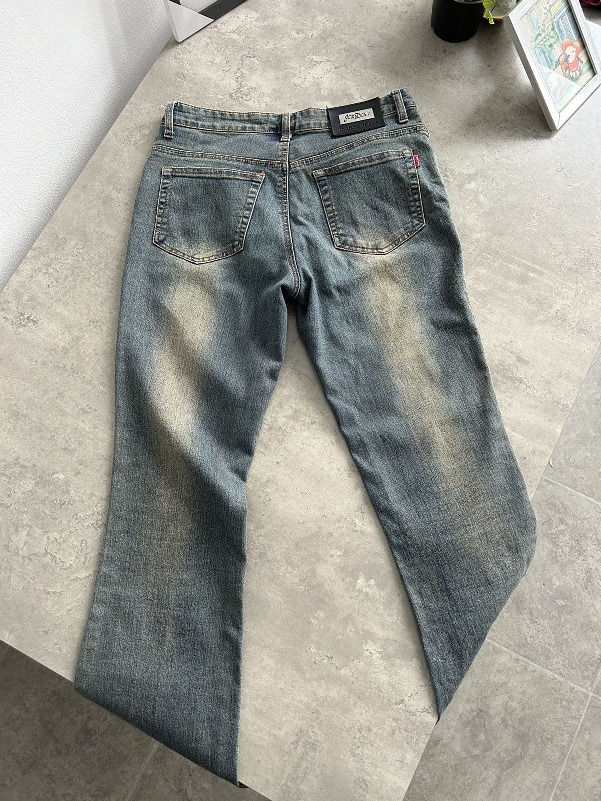 Vintage Vintage Washed Fur Low Rise Jeans Y2K Size 26" / US 2 / IT 38 - 8 Thumbnail