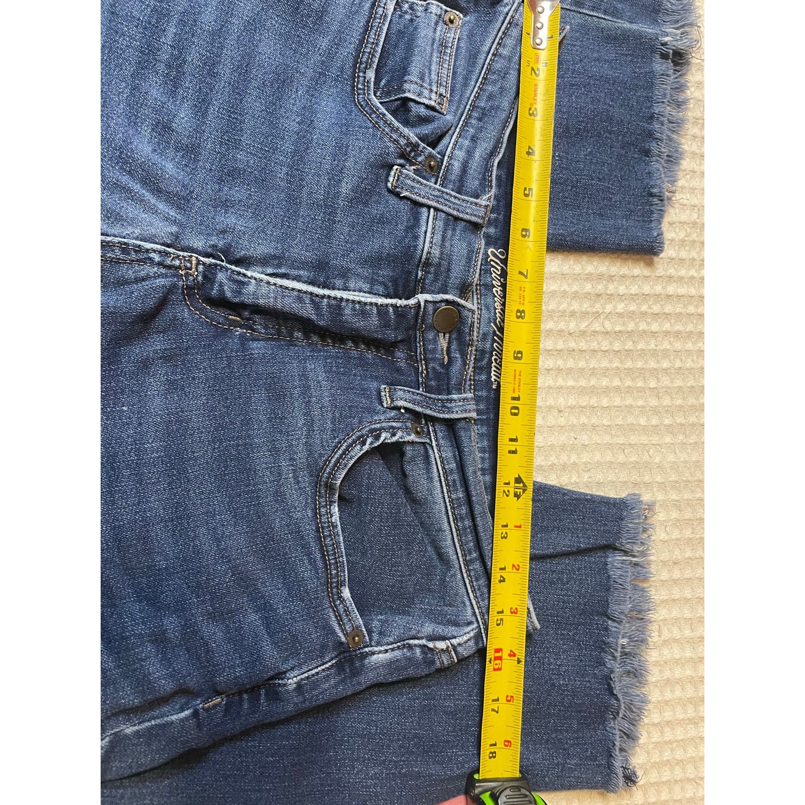 Other Universal Thread Blue Pantalon Crop Girlfriend Jeans 8 Size 30" / US 8 / IT 44 - 6 Thumbnail
