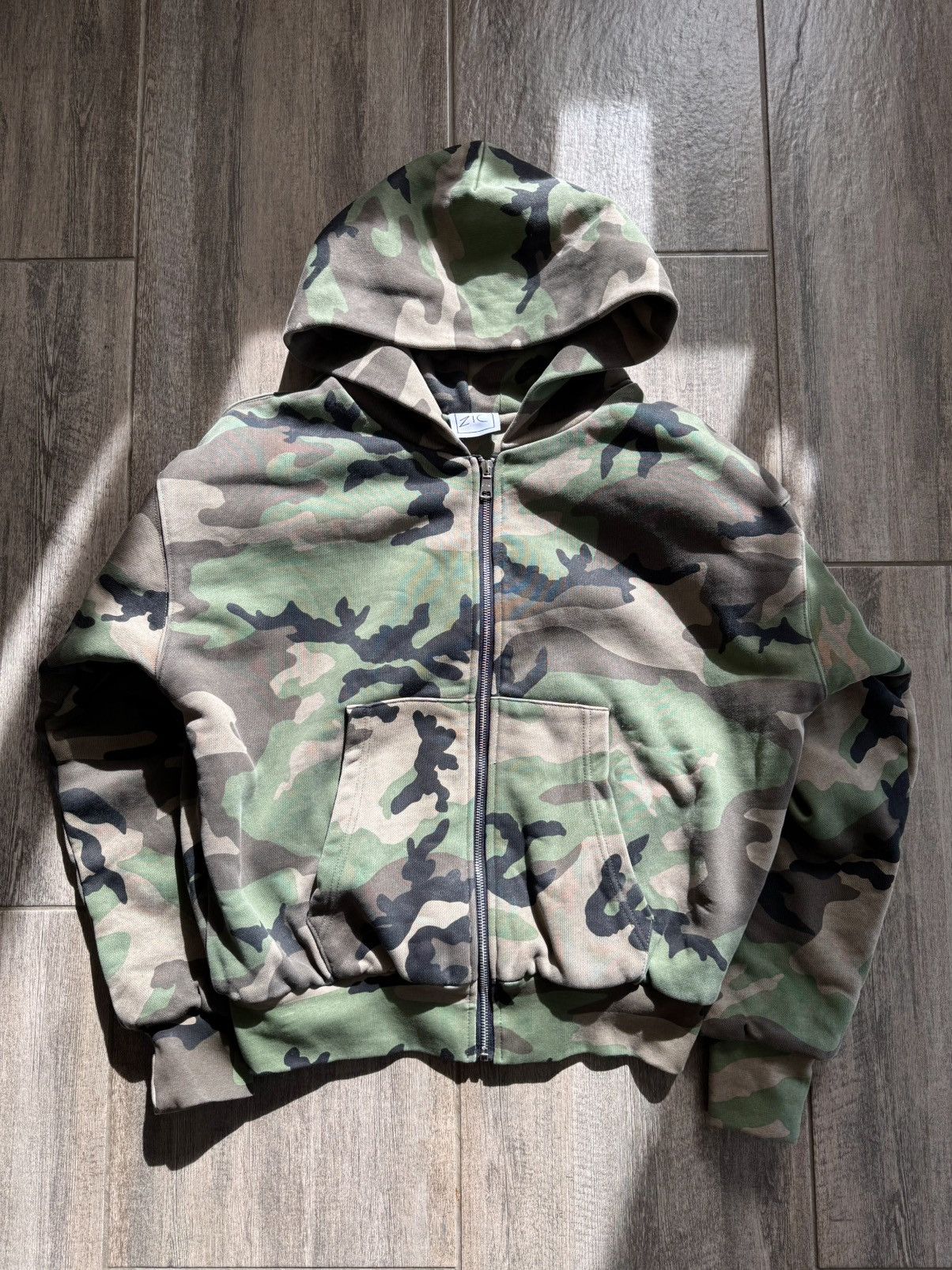 Zic Made Camo Zip-Up Hoodie