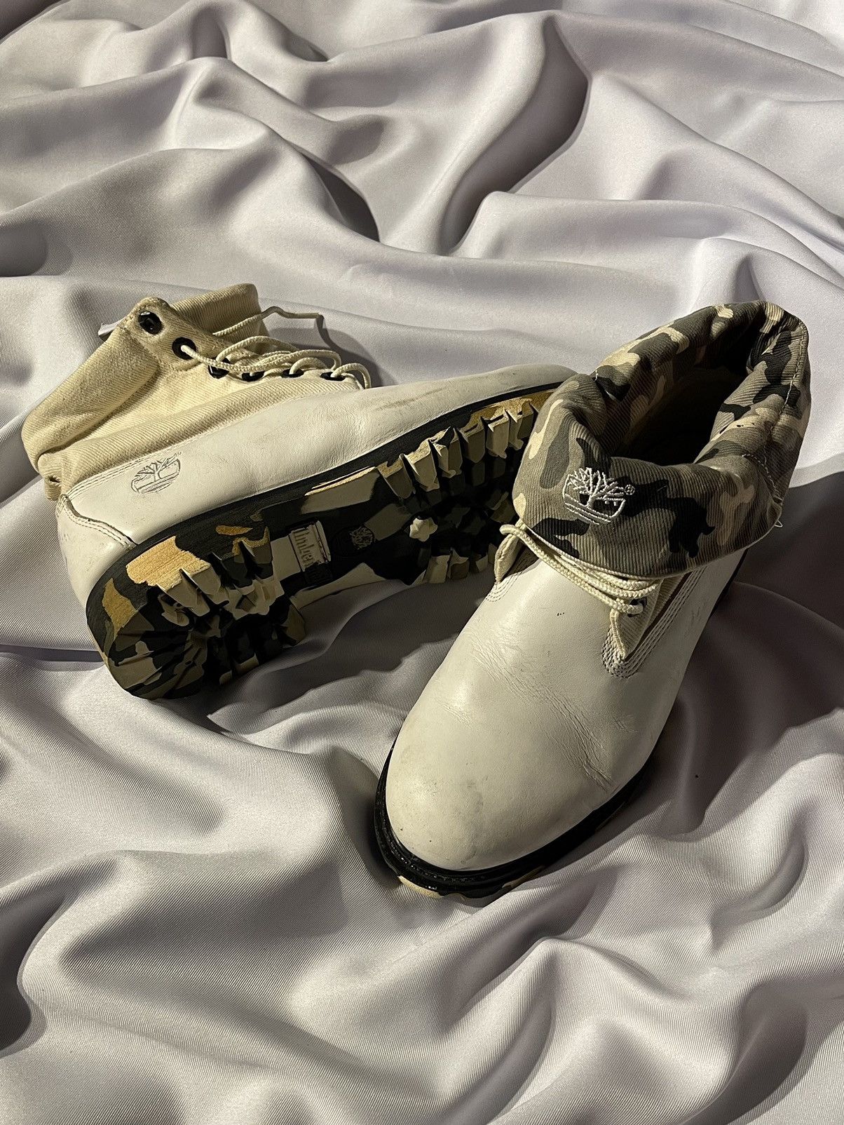 Timberland TIMBERLAND BOOTS WHITE CAMO Size US 7.5 / EU 40-41 - 4 Thumbnail