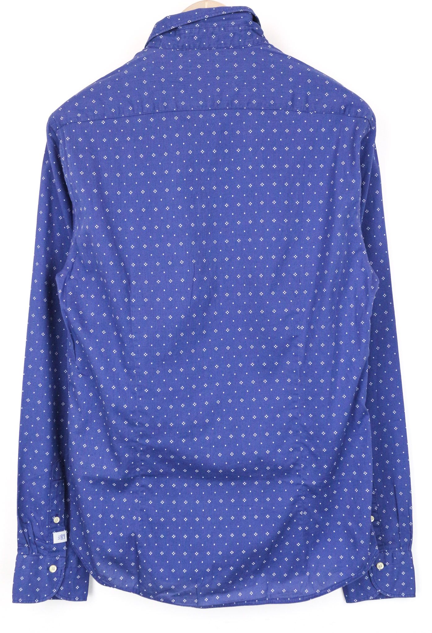 Scotch & Soda AMS COUTURE M Blue Cotton Patterned Shirt 74699 Size US M / EU 48-50 / 2 - 2 Thumbnail