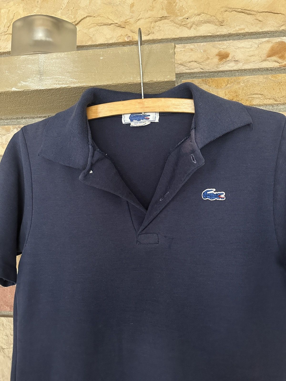Lacoste Vintage 70s Chemise Lacoste Faded Polo Shirt Size US XS / EU 42 / 0 - 2 Thumbnail