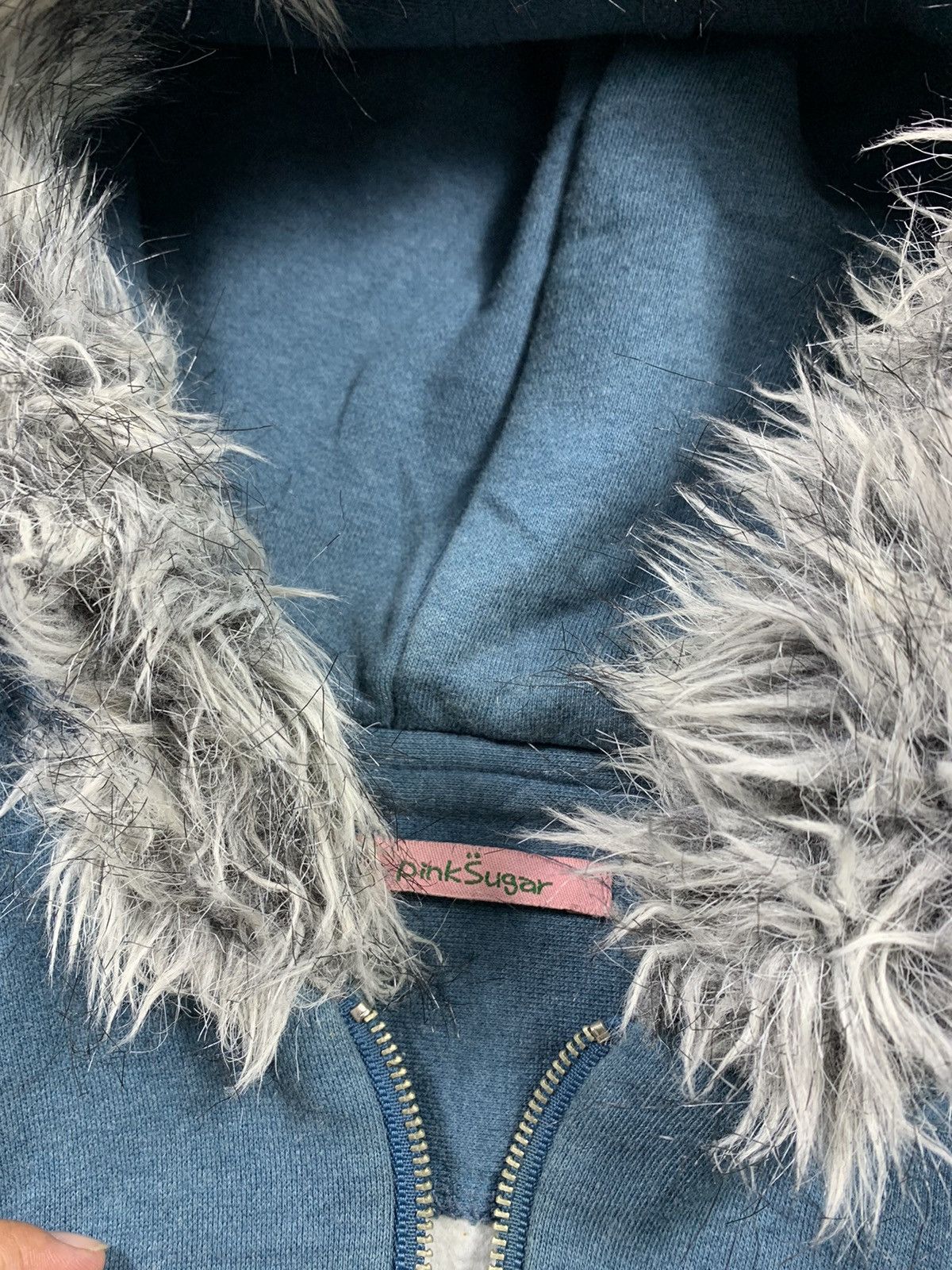 If Six Was Nine Japanese Pink Sugar Fur zip up Hoodie Faded Size US M / EU 48-50 / 2 - 4 Thumbnail