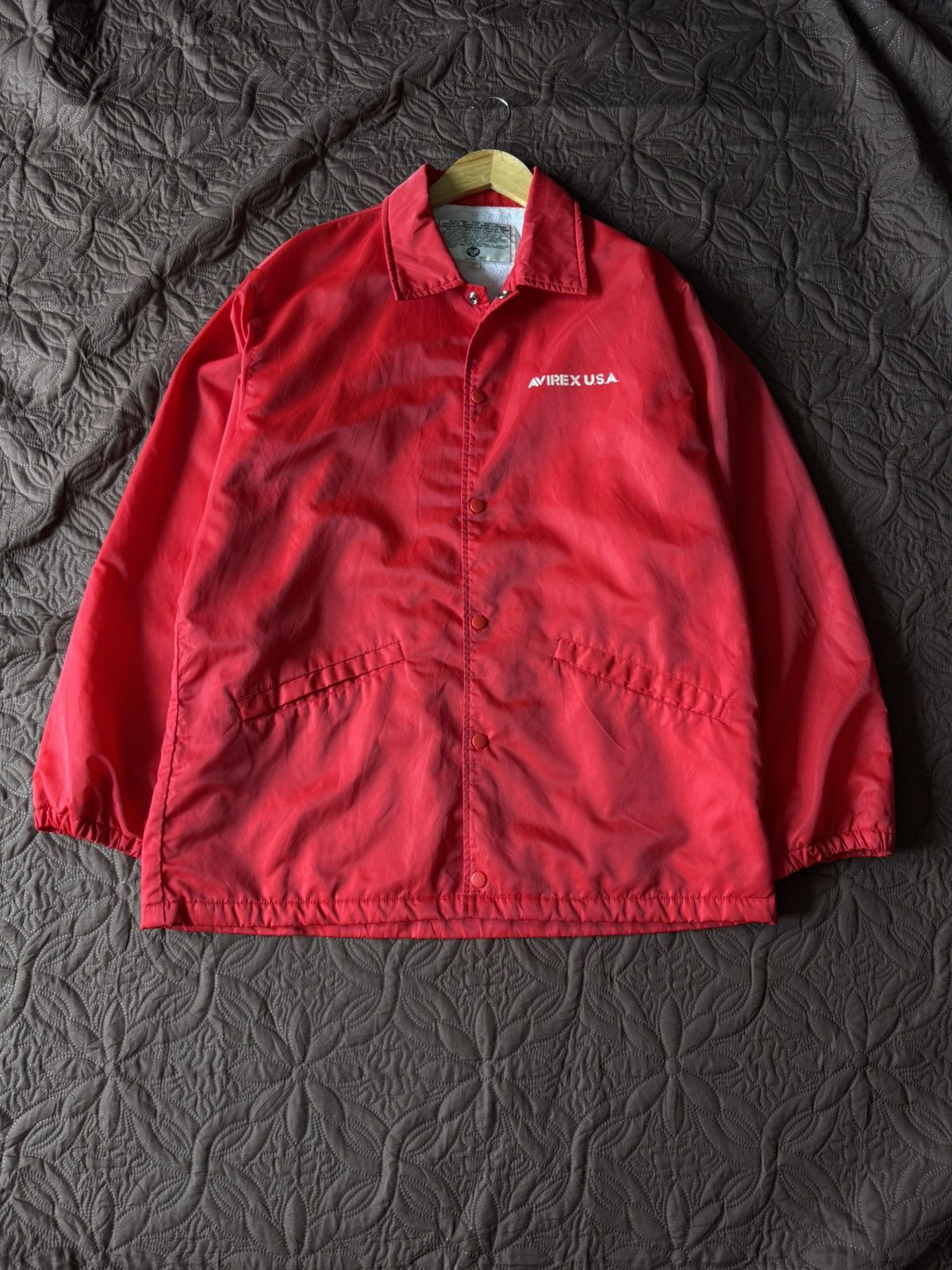 Avirex Vintage avirex coach jacket big spellout backhit🔥 Size US L / EU 52-54 / 3 - 2 Thumbnail