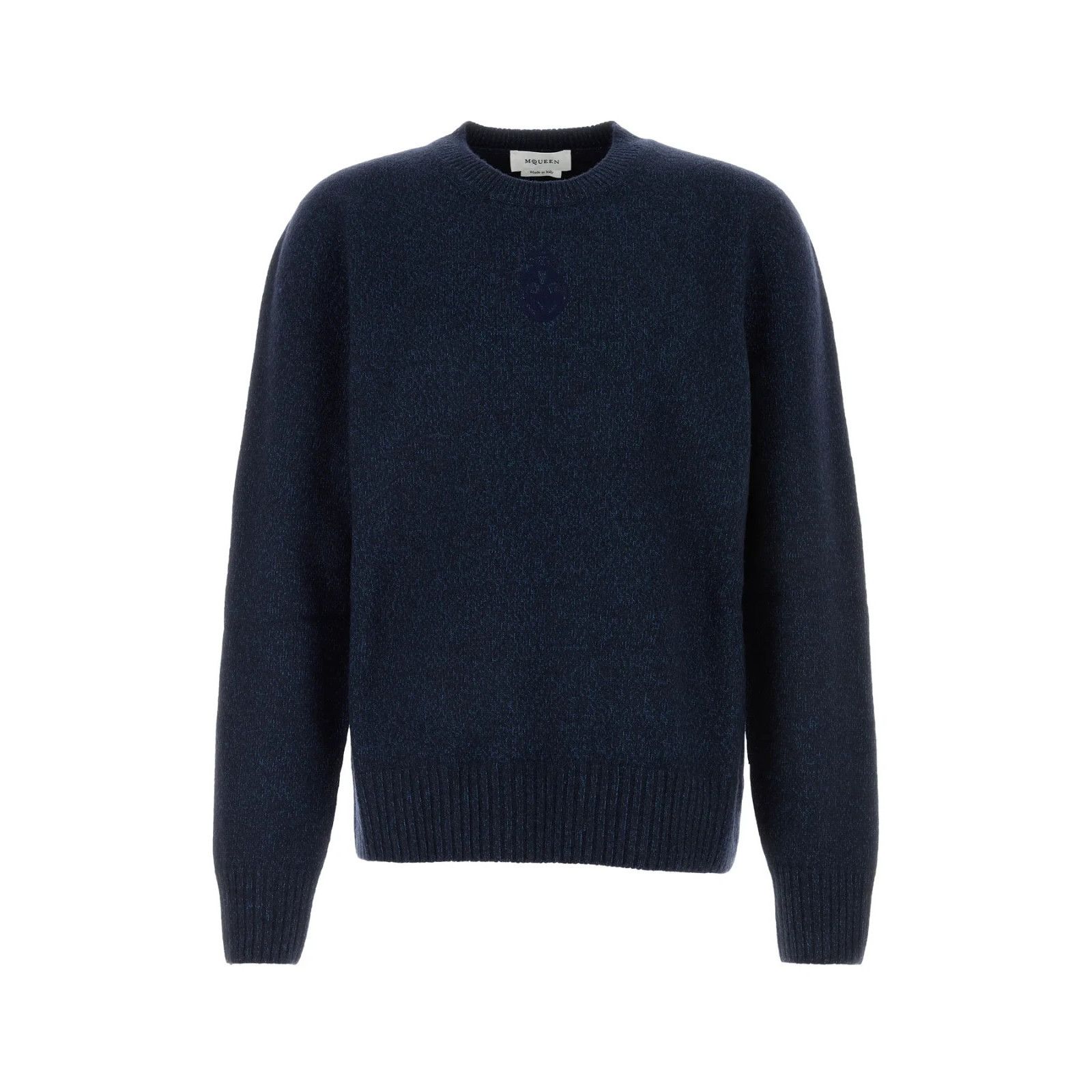 Alexander McQueen ALEXANDER MCQUEEN Melange Blue Wool Blend Sweater New & Auth Size US S / EU 44-46 / 1 - 1 Thumbnail