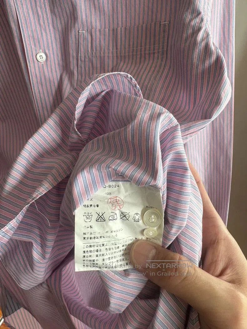 Junya Watanabe Junya Watanabe Pink Patchwork Shirt. Size US L / EU 52-54 / 3 - 4 Thumbnail