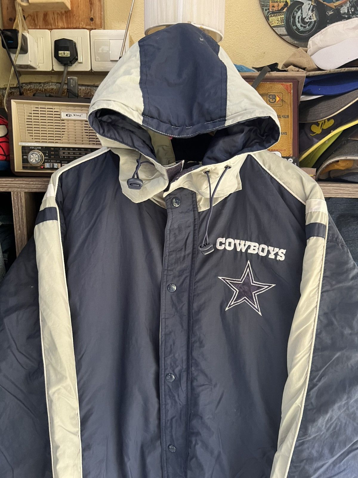 NFL 🔥Vintage NFL Cowboys Jacket Size US XL / EU 56 / 4 - 3 Thumbnail