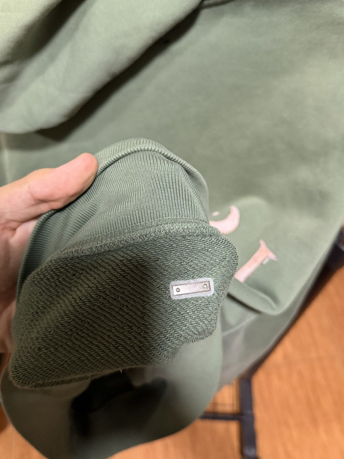 Amiri AMIRI WATERCOLOUR MA “GREEN / PEACH” HOODIE Size US M / EU 48-50 / 2 - 8 Thumbnail