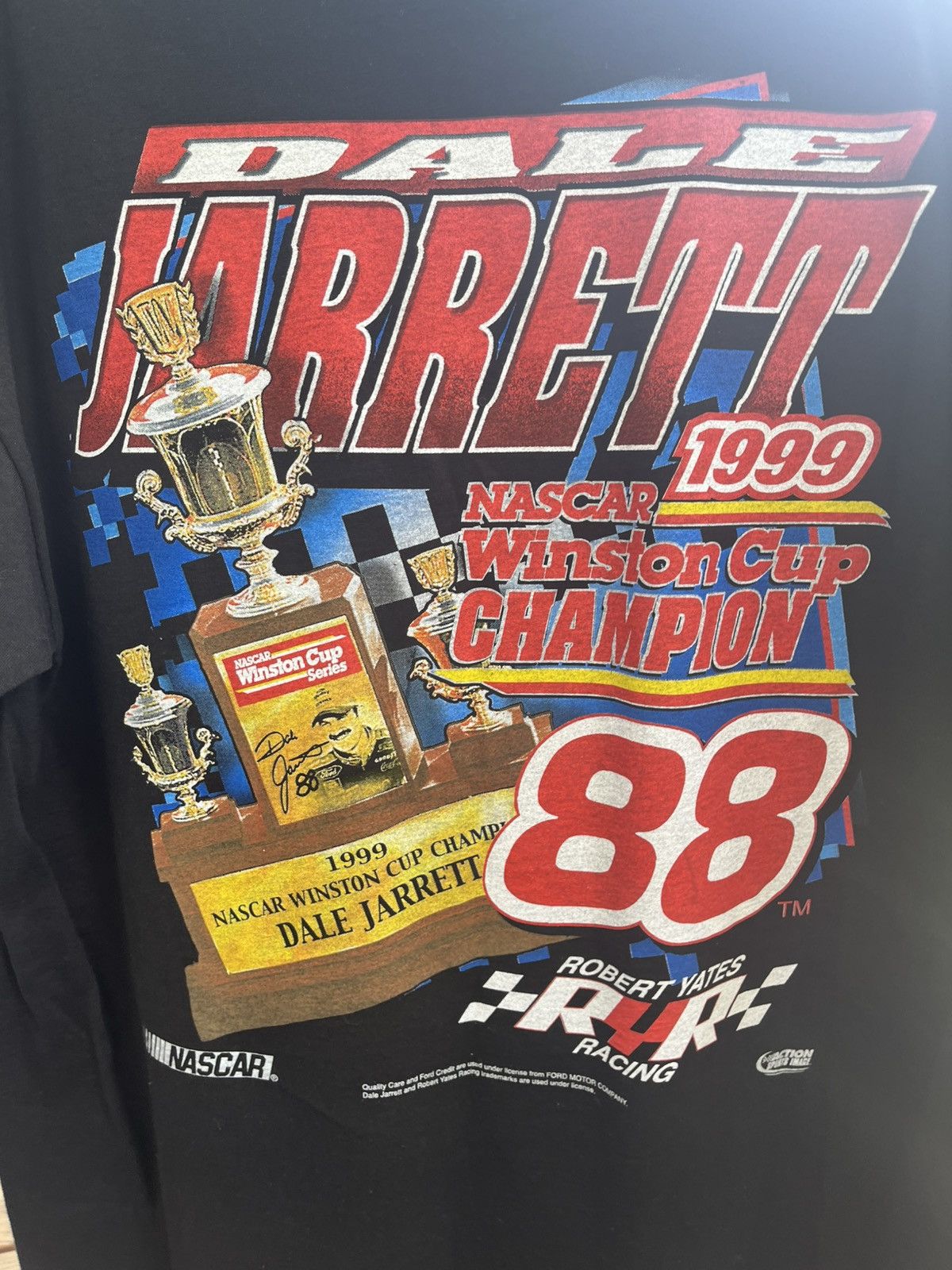 Chase Authentics × Vintage 1999 Dead Stock NASCAR Dale Jarret Tee Size US M / EU 48-50 / 2 - 5 Thumbnail