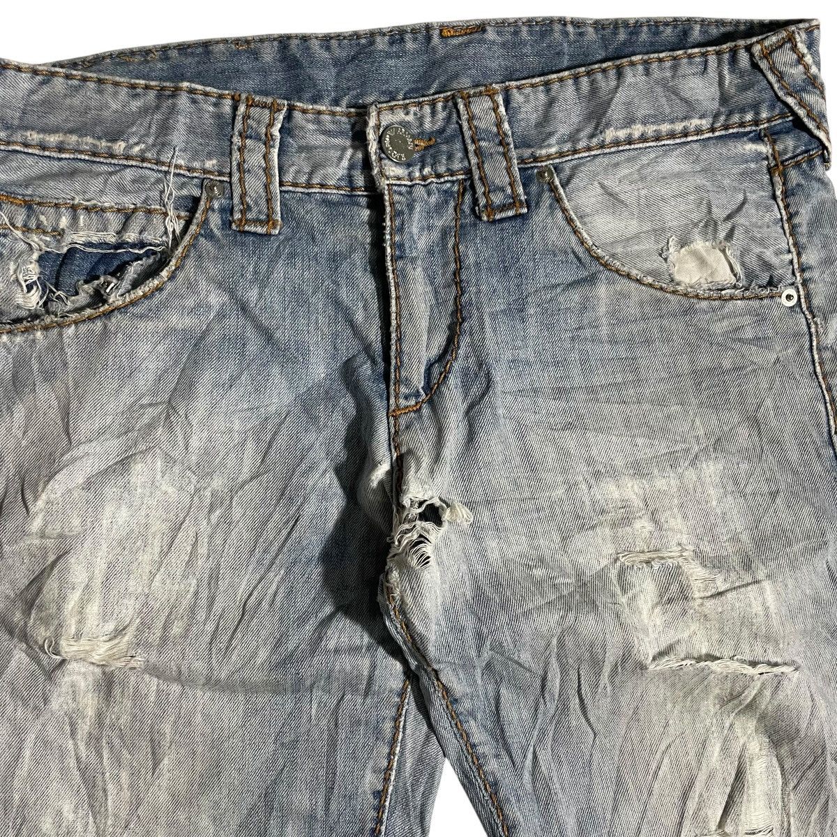 Emporio Armani Vintage Emporio Armani Distressed Jeans Size US 36 / EU 52 - 4 Thumbnail