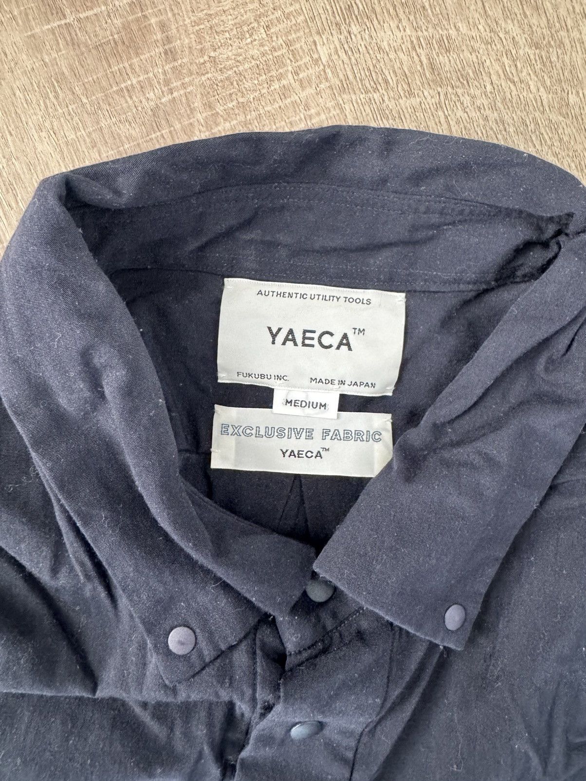YAECA Hobinichi Long Sleeve Collar Shirt Size US M / EU 48-50 / 2 - 4 Thumbnail