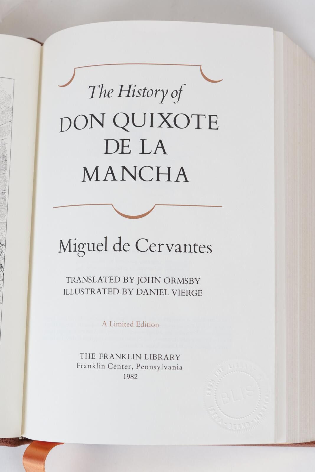 Other 78 Franklin Library Don Quixote De La Mancha Part 1 & 2 Book Size ONE SIZE - 7 Thumbnail