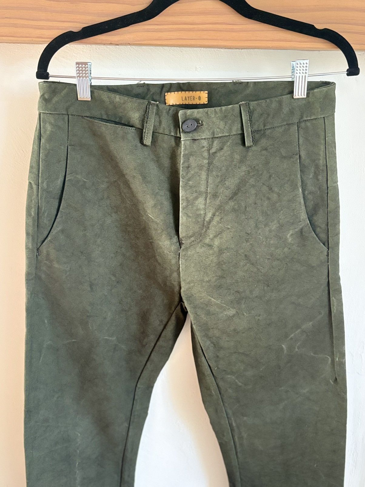 Layer-0 Layer-0 Cotton Canvas Trousers Size US 30 / EU 46 - 2 Thumbnail