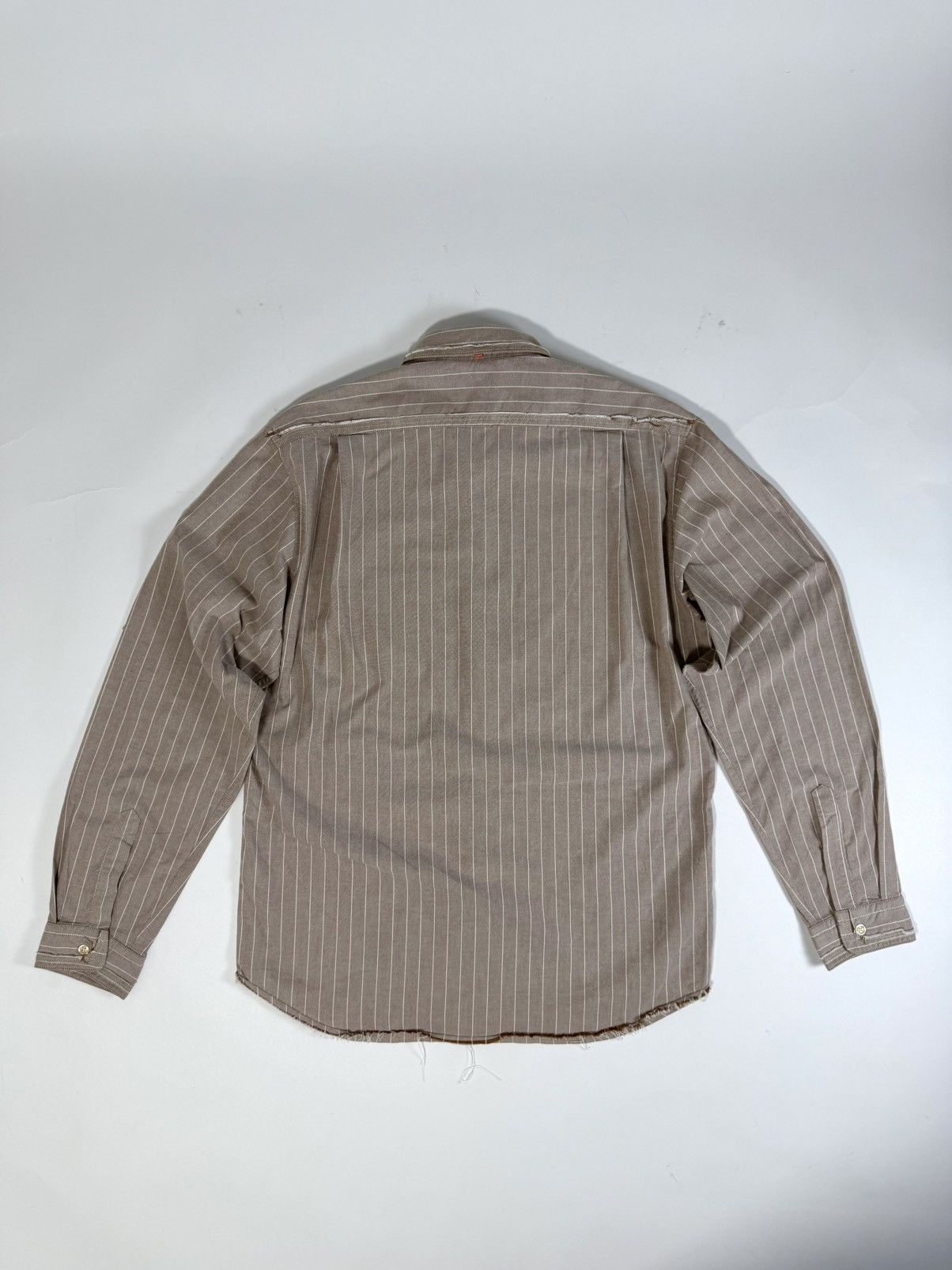 Hugo Boss Hugo Boss Orange Label Raw Hem Button Up Size US L / EU 52-54 / 3 - 4 Thumbnail