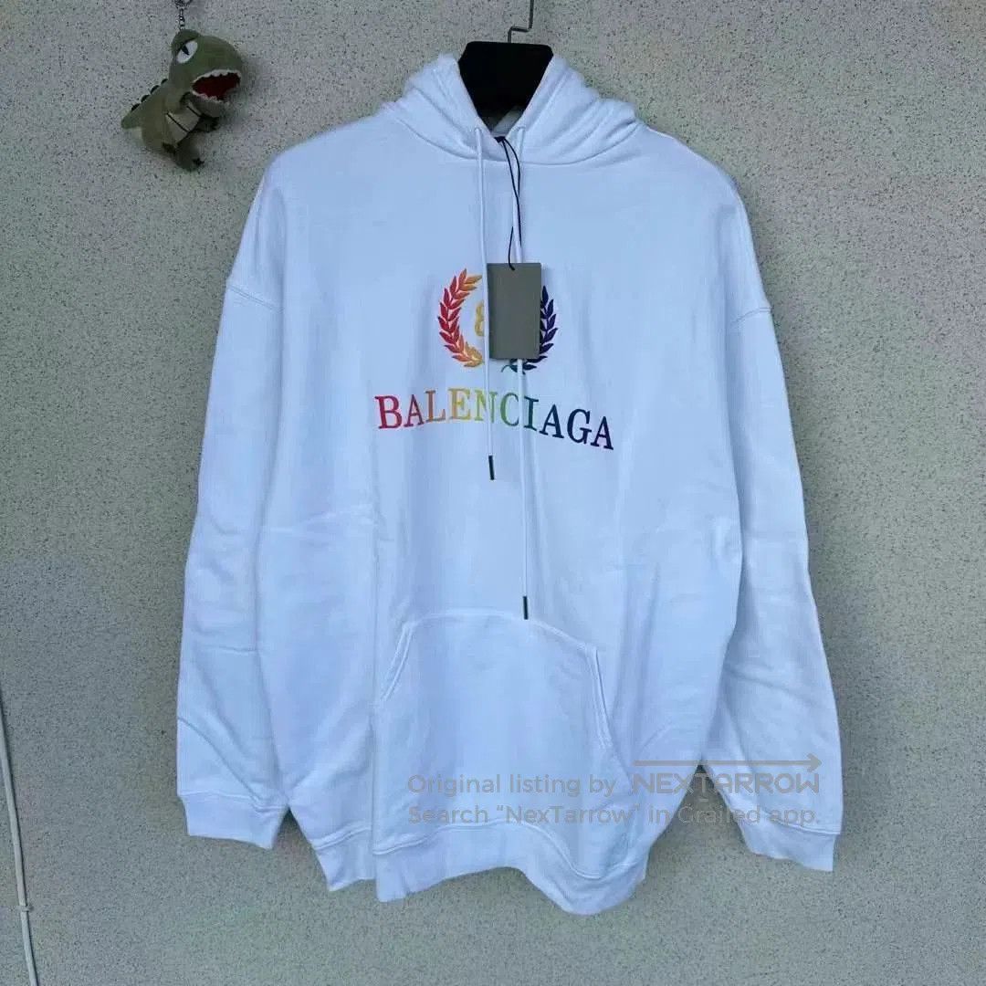 Balenciaga Balenciaga Rainbow Wheat Ear Hoodie. Size US M / EU 48-50 / 2 - 1 Thumbnail