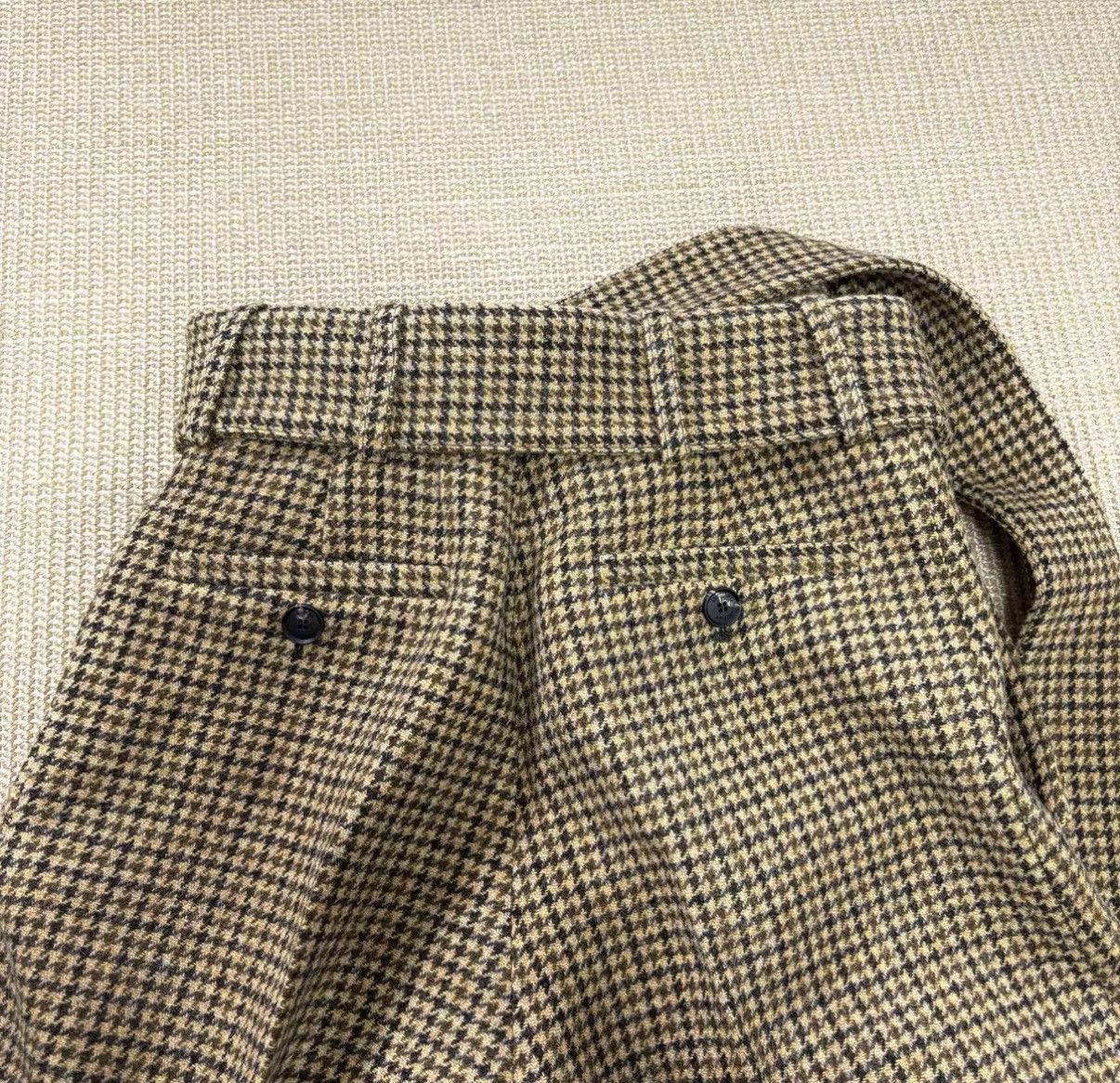 Egon Lab Egonlab "Only Lovers Left Alive" Brown Plaid Trousers J29 Size US 36 / EU 52 - 5 Thumbnail