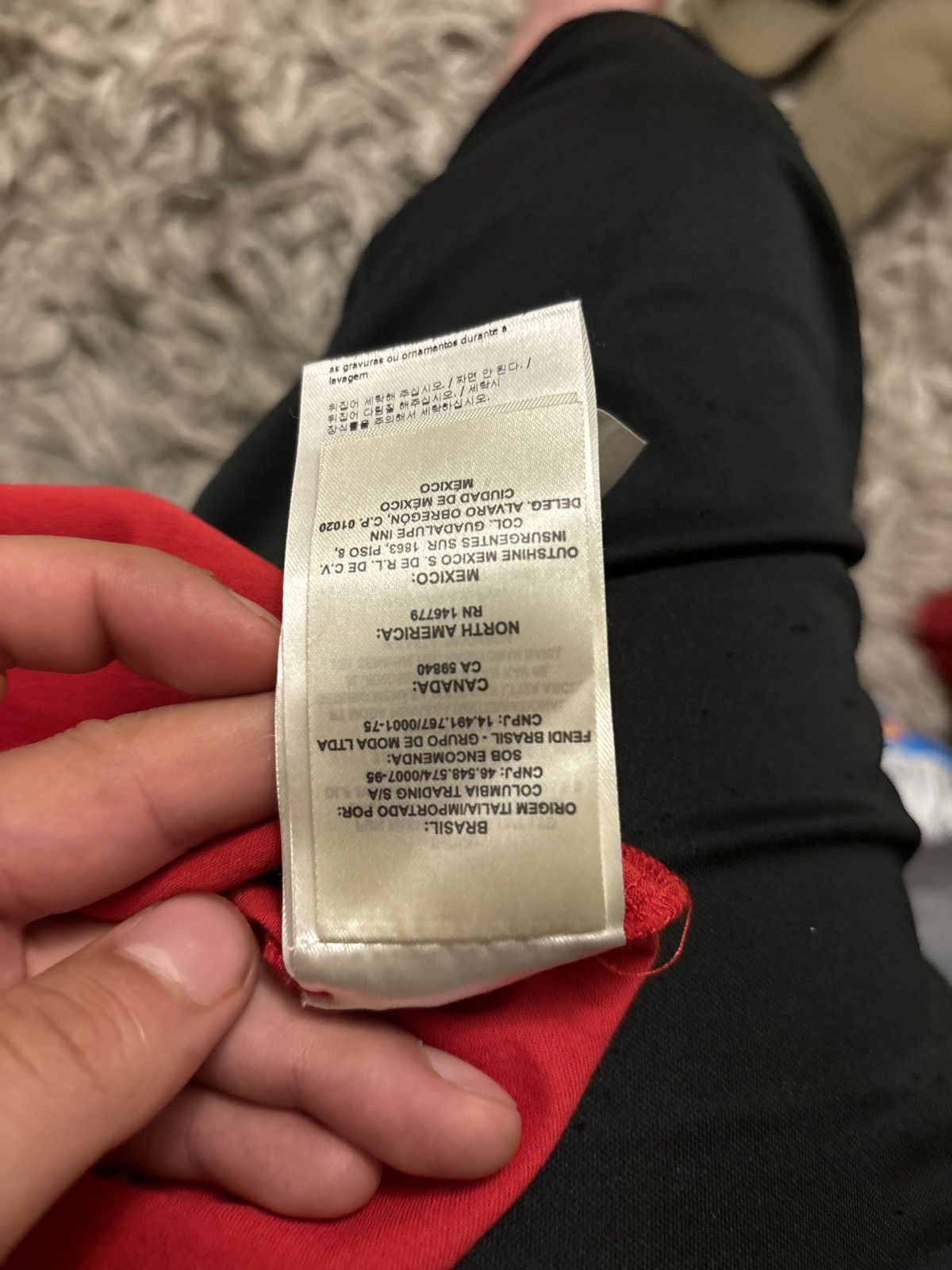 Fendi Fendi t shirt Size US L / EU 52-54 / 3 - 4 Thumbnail