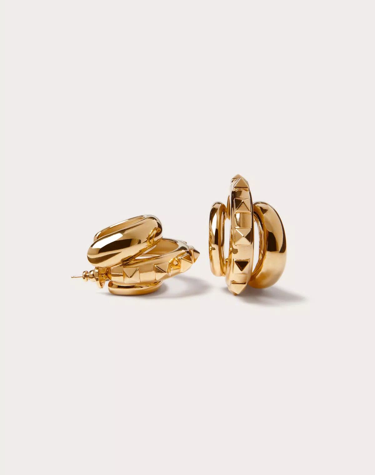 Valentino oc11z0725 Size:OS/ Rockstud Metal Earrings in Golden Size ONE SIZE - 1 Thumbnail