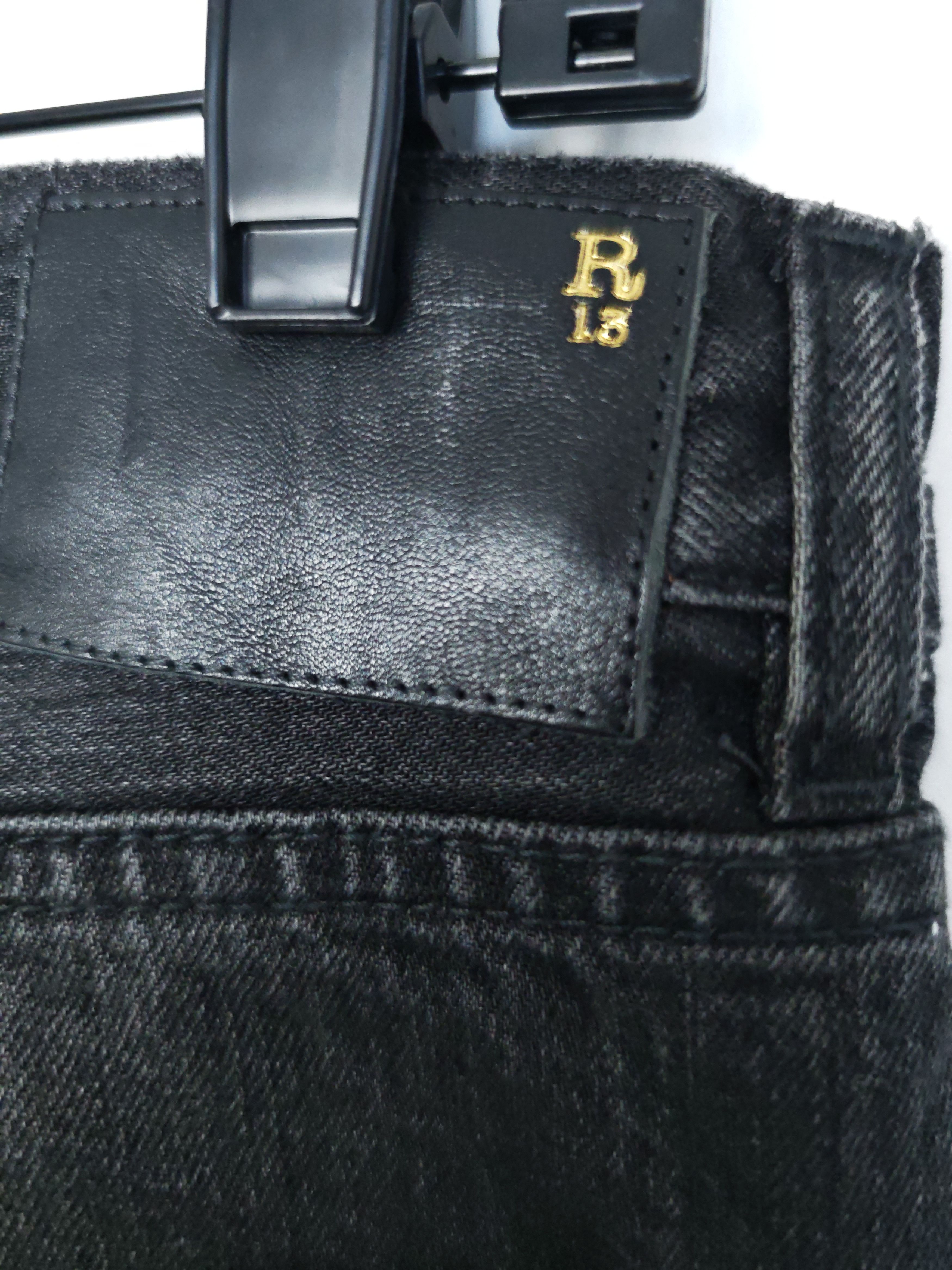 R13 R13 RARE SS19 Factory Sample Cropped Wide Leg Jeans Size 27" / US 4 / IT 40 - 3 Thumbnail