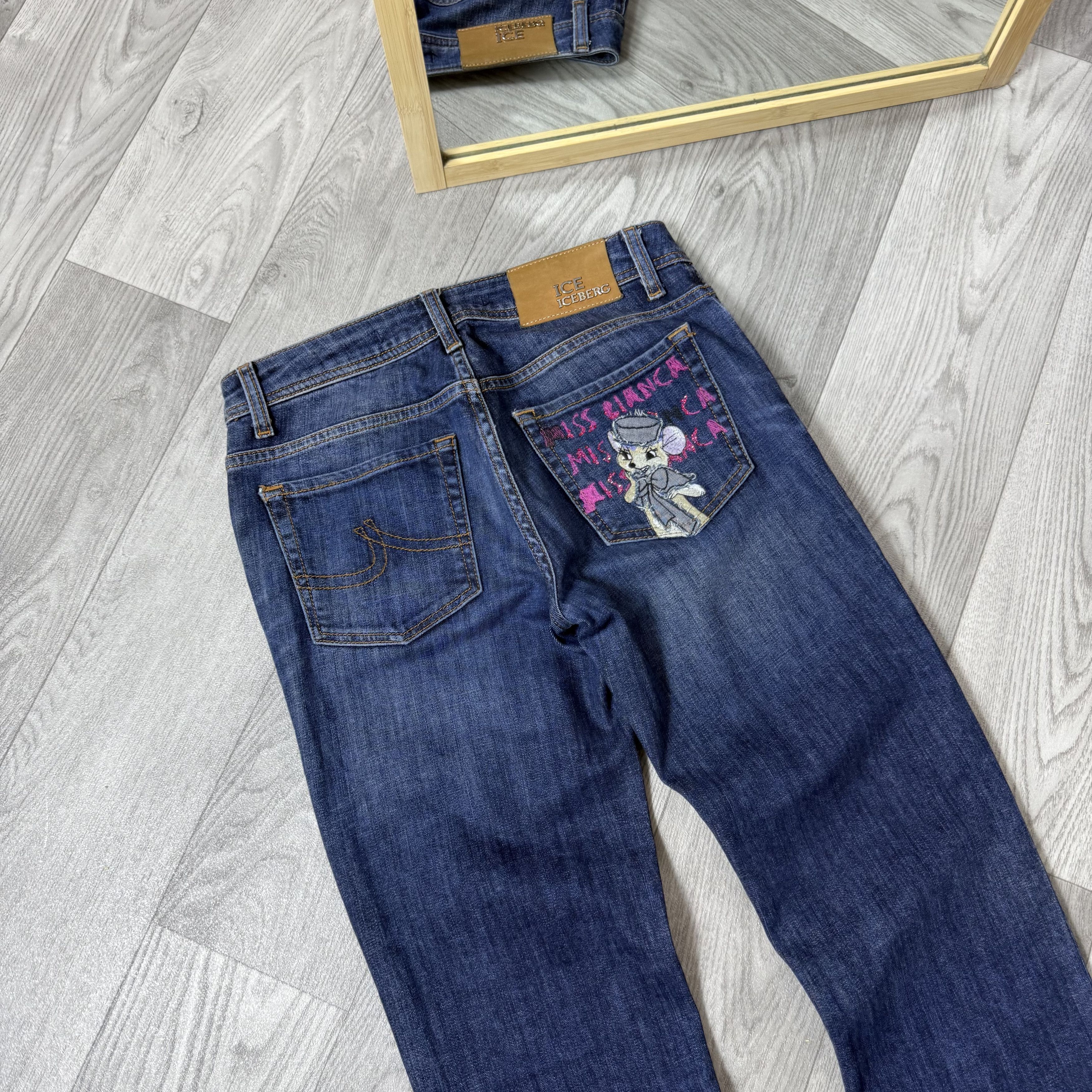 Iceberg Vintage ICE Iceberg London 00s Rare Miss Cianca Jeans Pants Size 28" / US 6 / IT 42 - 7 Thumbnail