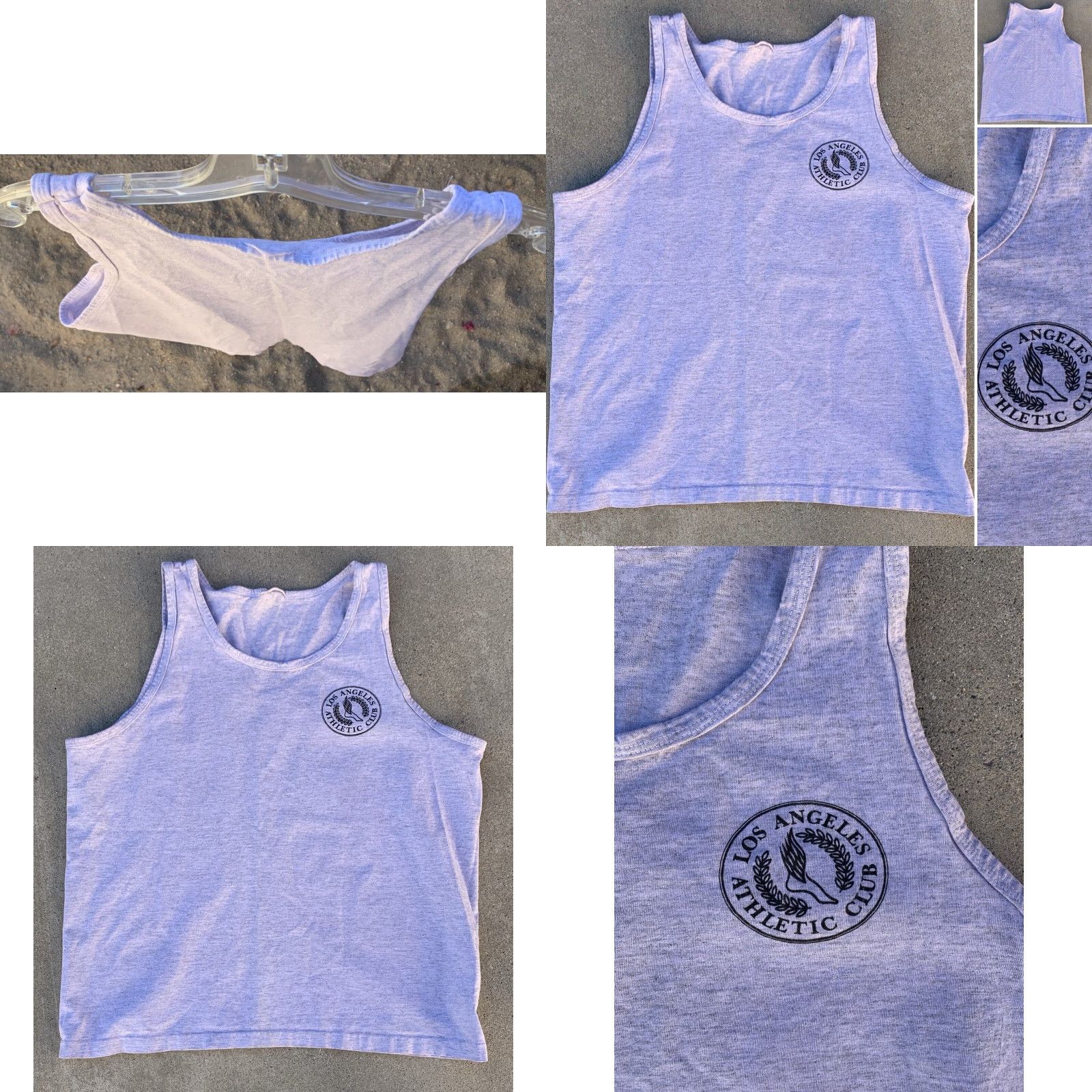 Vintage VINTAGE Los Angeles Athletic Club Tank Top Single Stitch Hem Size L Shirt Men Gray Cotton Jersey Graphic Print Logo Athletic California 90s? Size US L / EU 52-54 / 3 - 8 Thumbnail