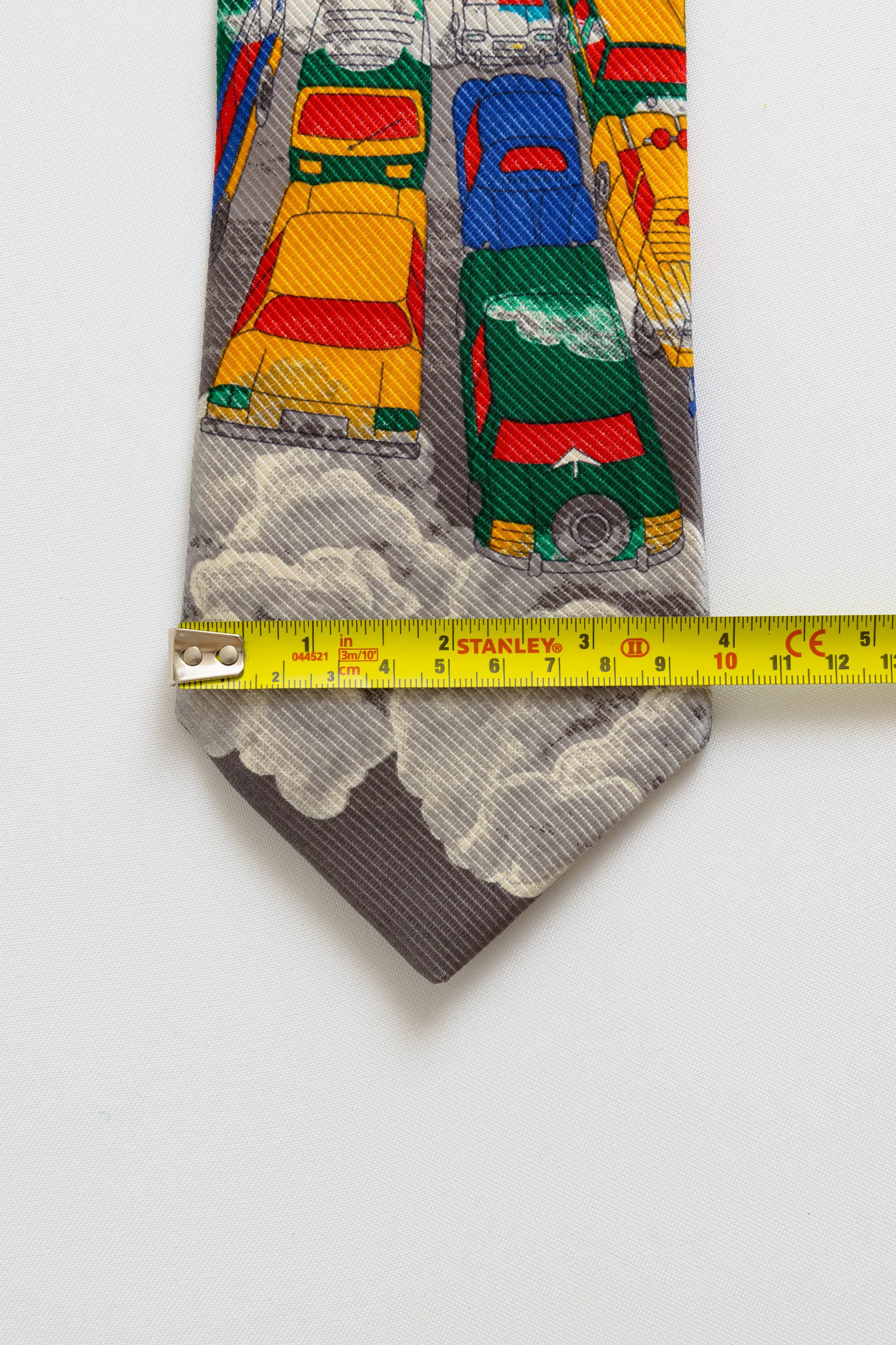 Vintage cars print Tie abstract pattern print necktie 035 Size ONE SIZE - 7 Thumbnail
