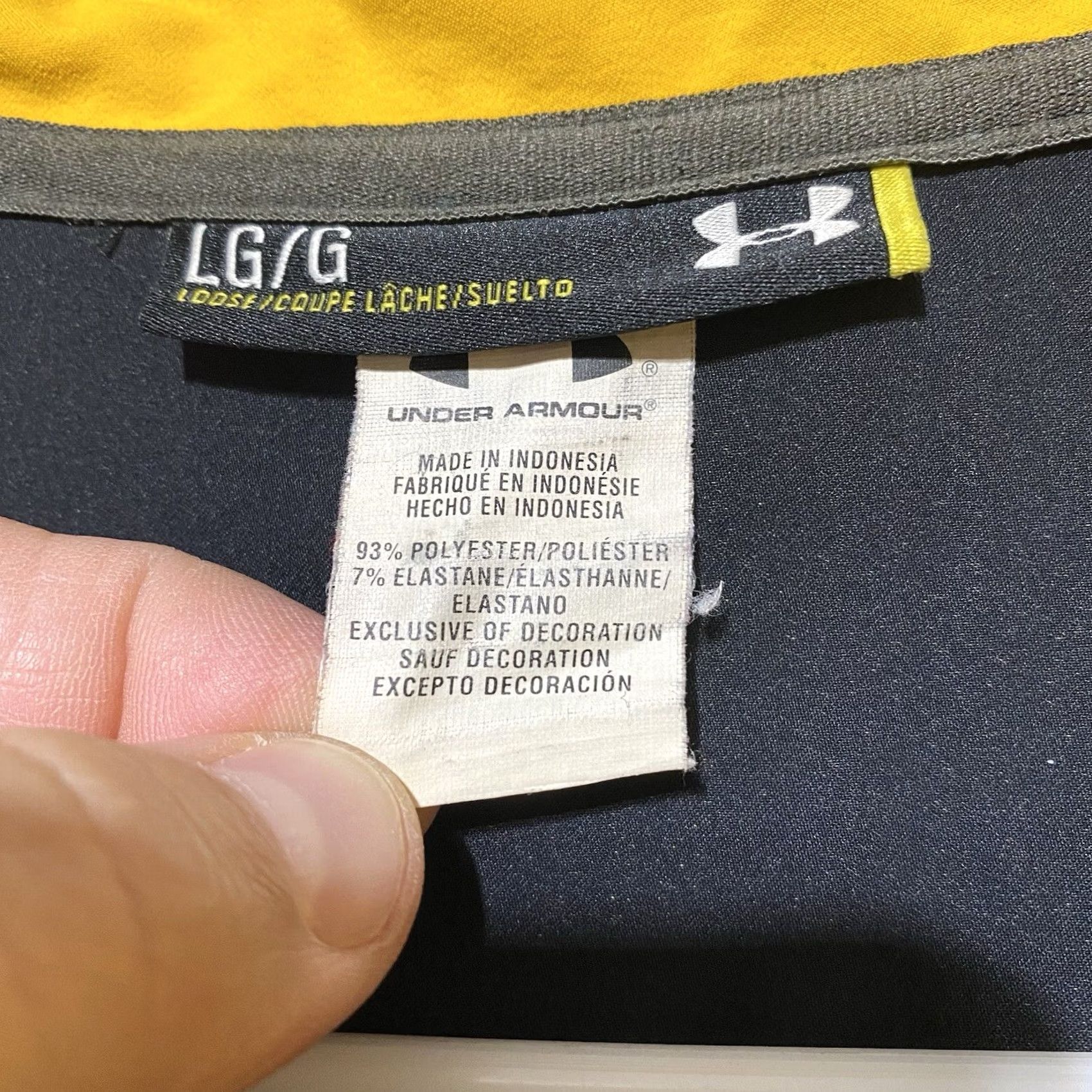 Under Armour Under Armour Mens Win It Woven Full Zip Lightweight Coat Jacket L Black Activewear Bomber Jacket Mens Size US L / EU 52-54 / 3 - 5 Thumbnail