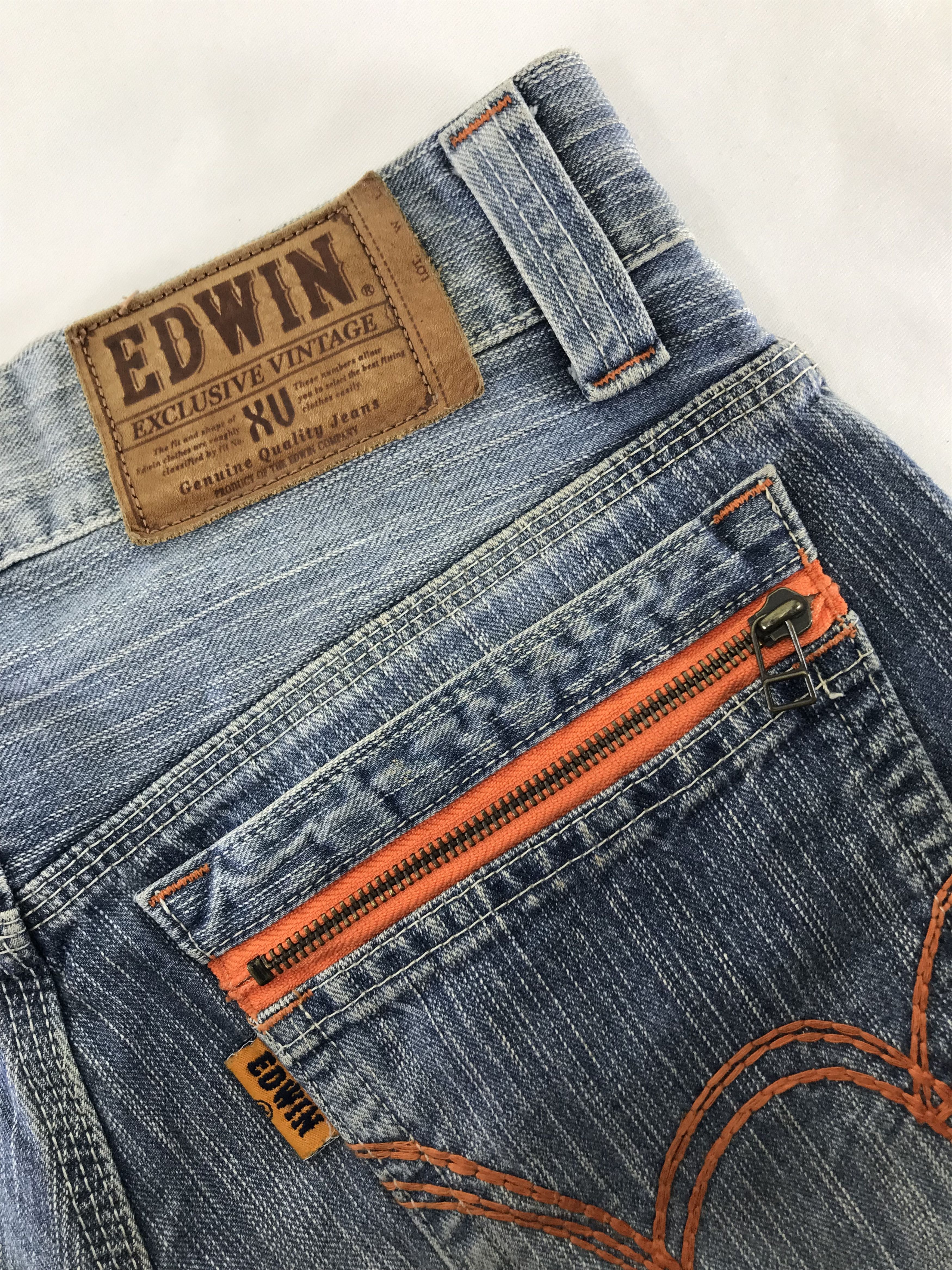 Edwin Vintage Edwin 403XVS Faded Blue Jeans Size US 31 - 12 Thumbnail