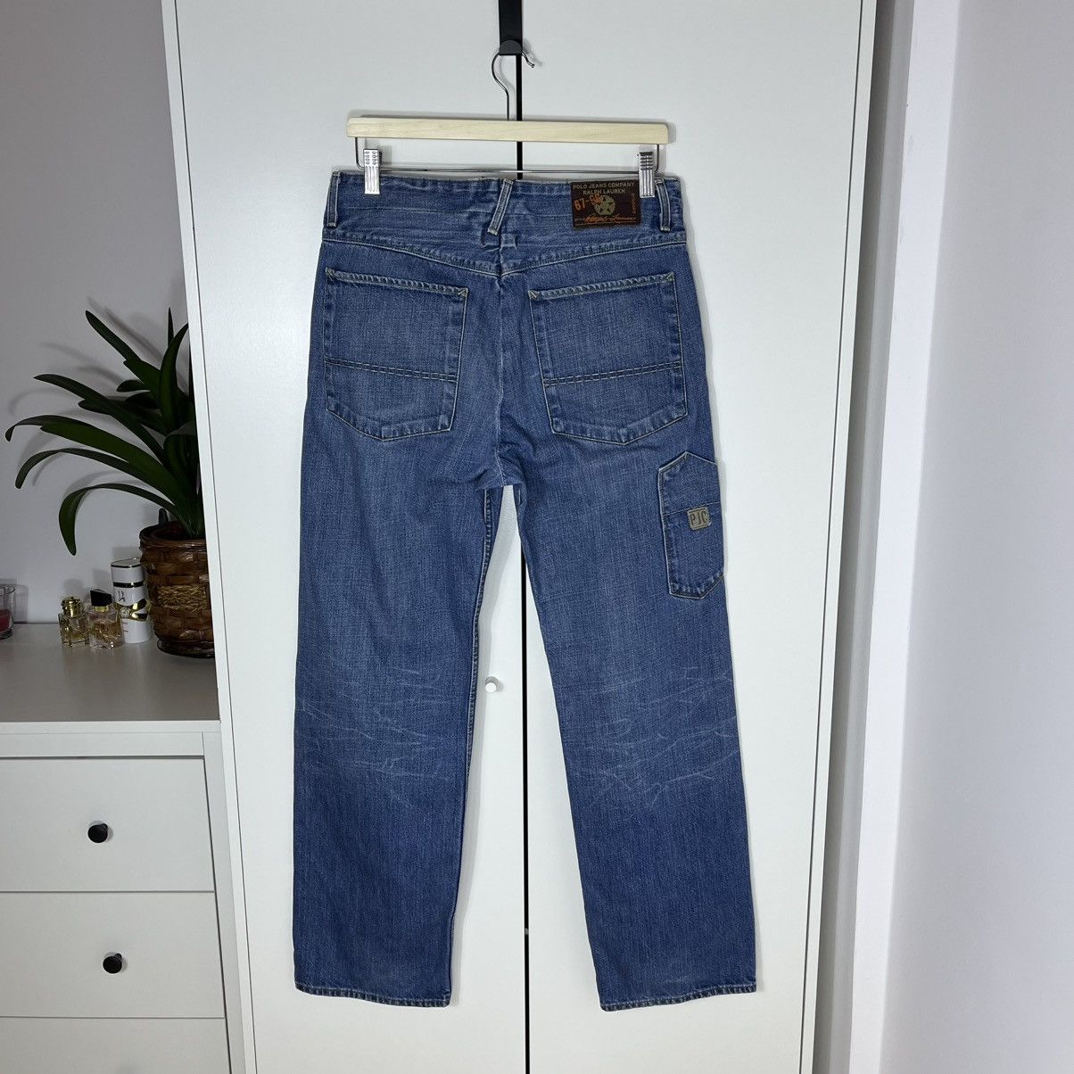 Polo Ralph Lauren Vintage Polo Jeans Ralph Lauren Denim Blue Pocket Jeans Size US 31 - 8 Thumbnail
