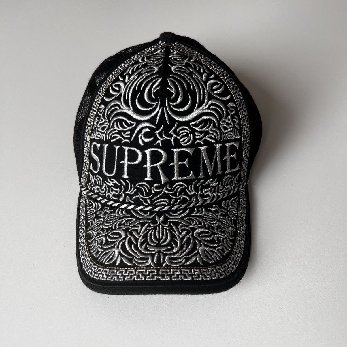 Supreme Supreme Vaquero Mesh Back 5-Panel Hat Cap Black | Grailed