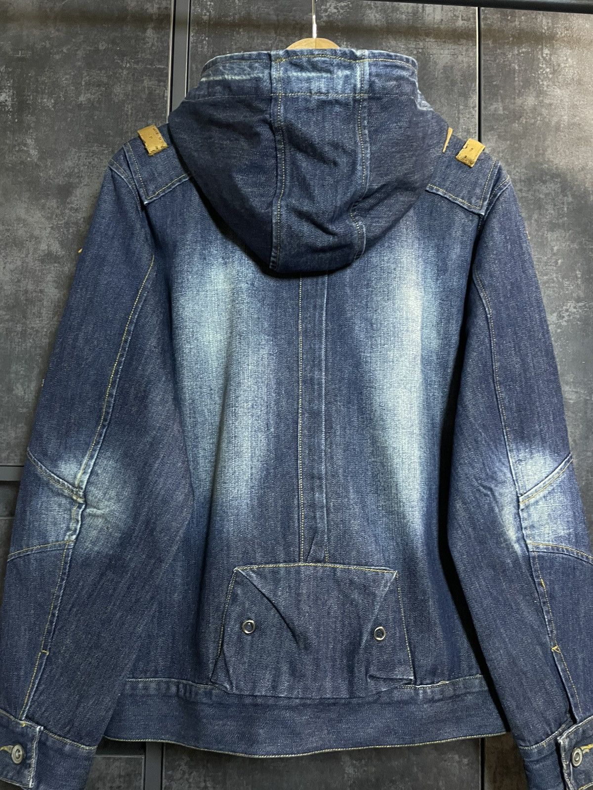 Japanese Brand Vintage Denim Military Jacket Napoleon Military Streetwear Size US L / EU 52-54 / 3 - 10 Thumbnail