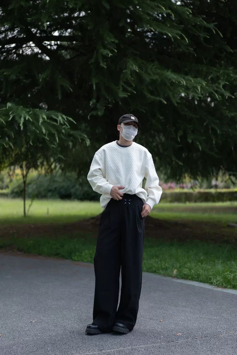 Designer × Japanese Brand Japanese black trousers Size 28" / US 6 / IT 42 - 4 Thumbnail