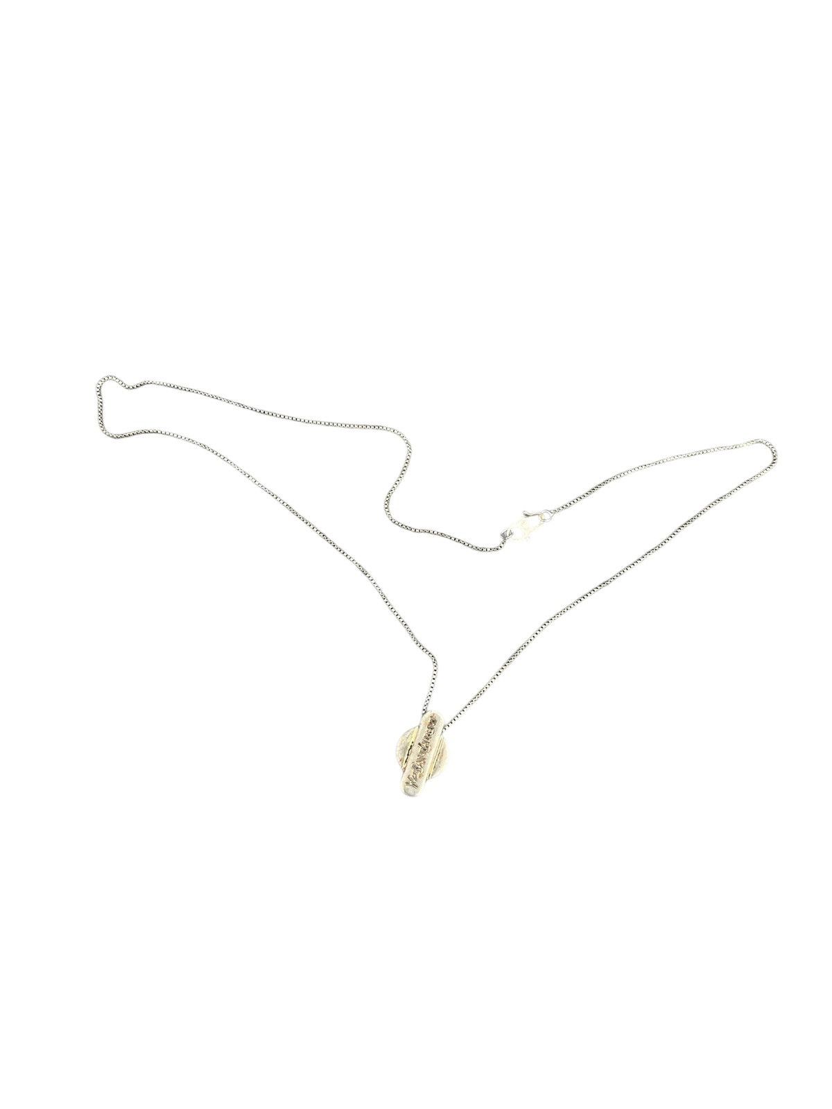 Yves Saint Laurent RARE Vintage YSL Yves Saint Laurent Logo Charm Necklace Size ONE SIZE - 7 Thumbnail