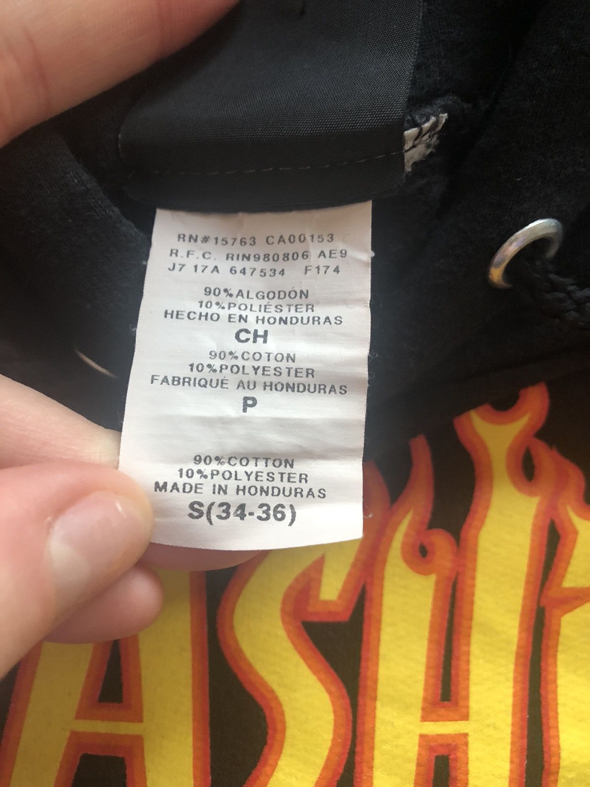 Thrasher × Vintage TRASHER MAGAZINE CLASSIC VINTAGE DESIGN HOODIE Size US S / EU 44-46 / 1 - 4 Thumbnail