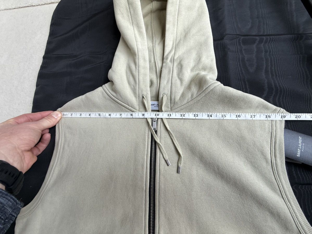 Saint Laurent Paris SS23 Saint Laurent Hoodie Zippe Sans Manches sleeveless tank Size US L / EU 52-54 / 3 - 6 Thumbnail