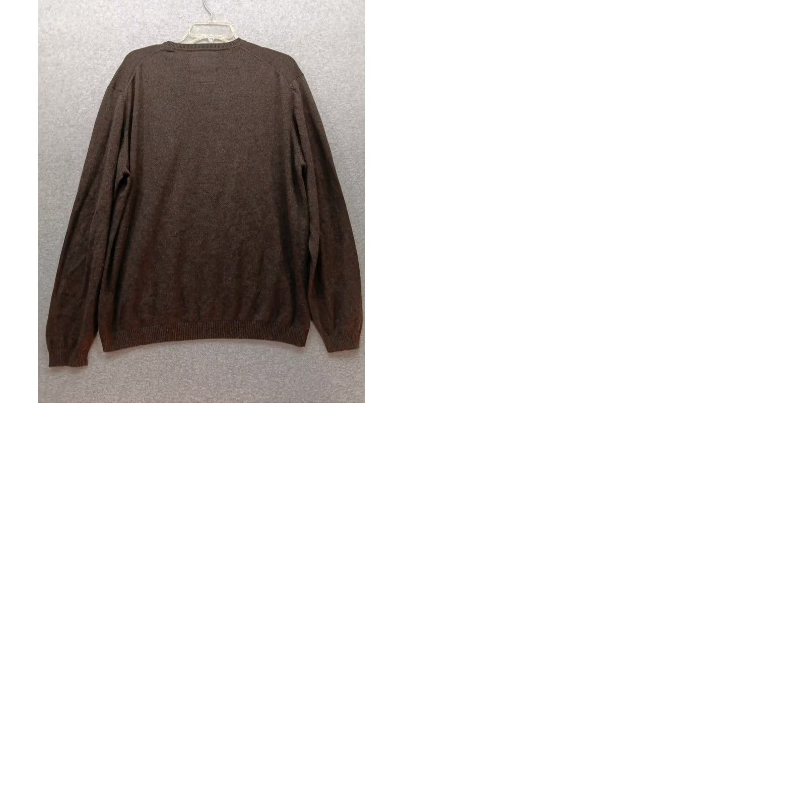 Vintage Finshley & Harding Sweater Men XL Brown V-Neck Pullover Cashmere Blend Knit Size US XL / EU 56 / 4 - 9 Thumbnail